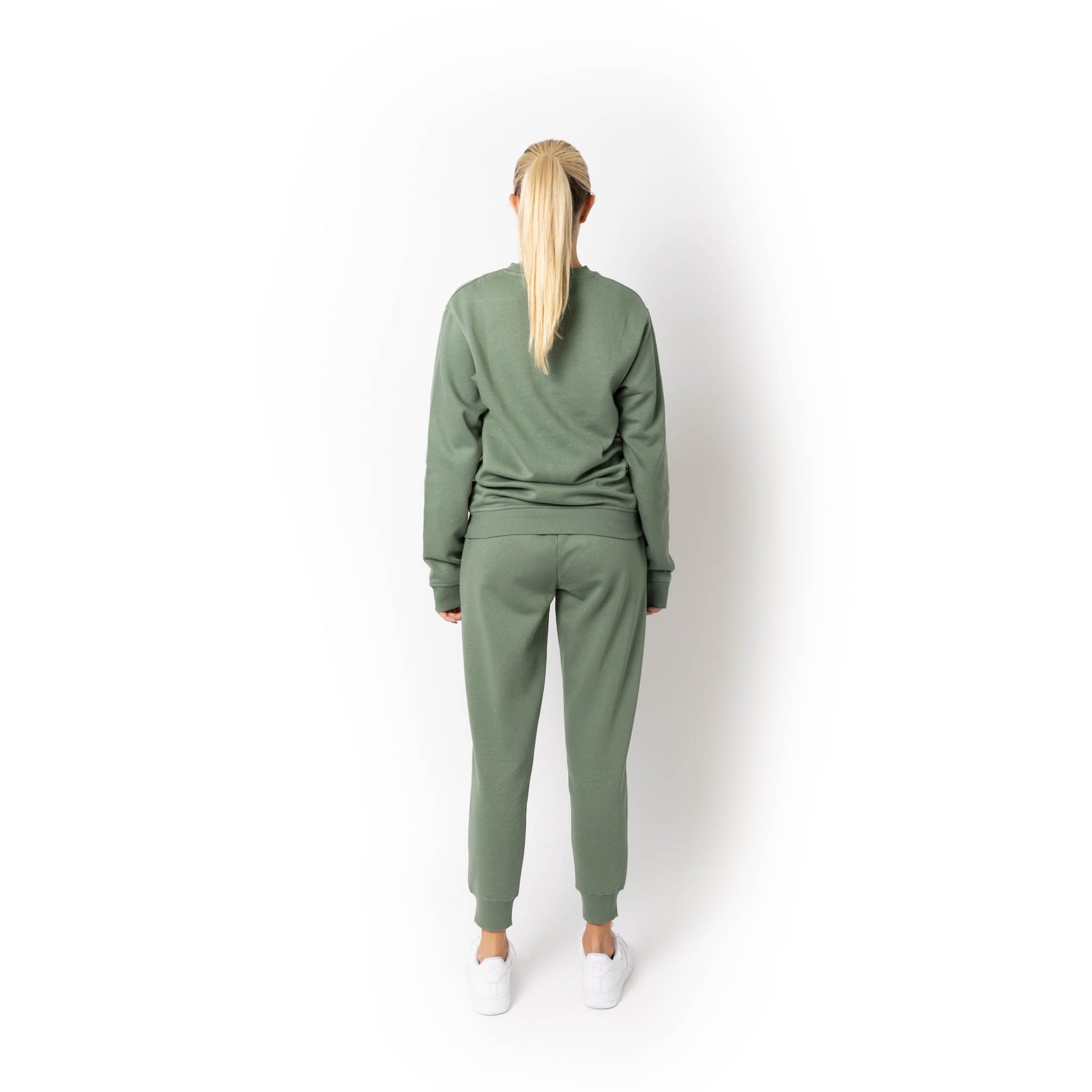 HERO-1020 Unisex Blank Crewneck Sweatshirt - Dusty Green 1020 2022 S/S Adult Crewneck Green HERO New Tops Unisex