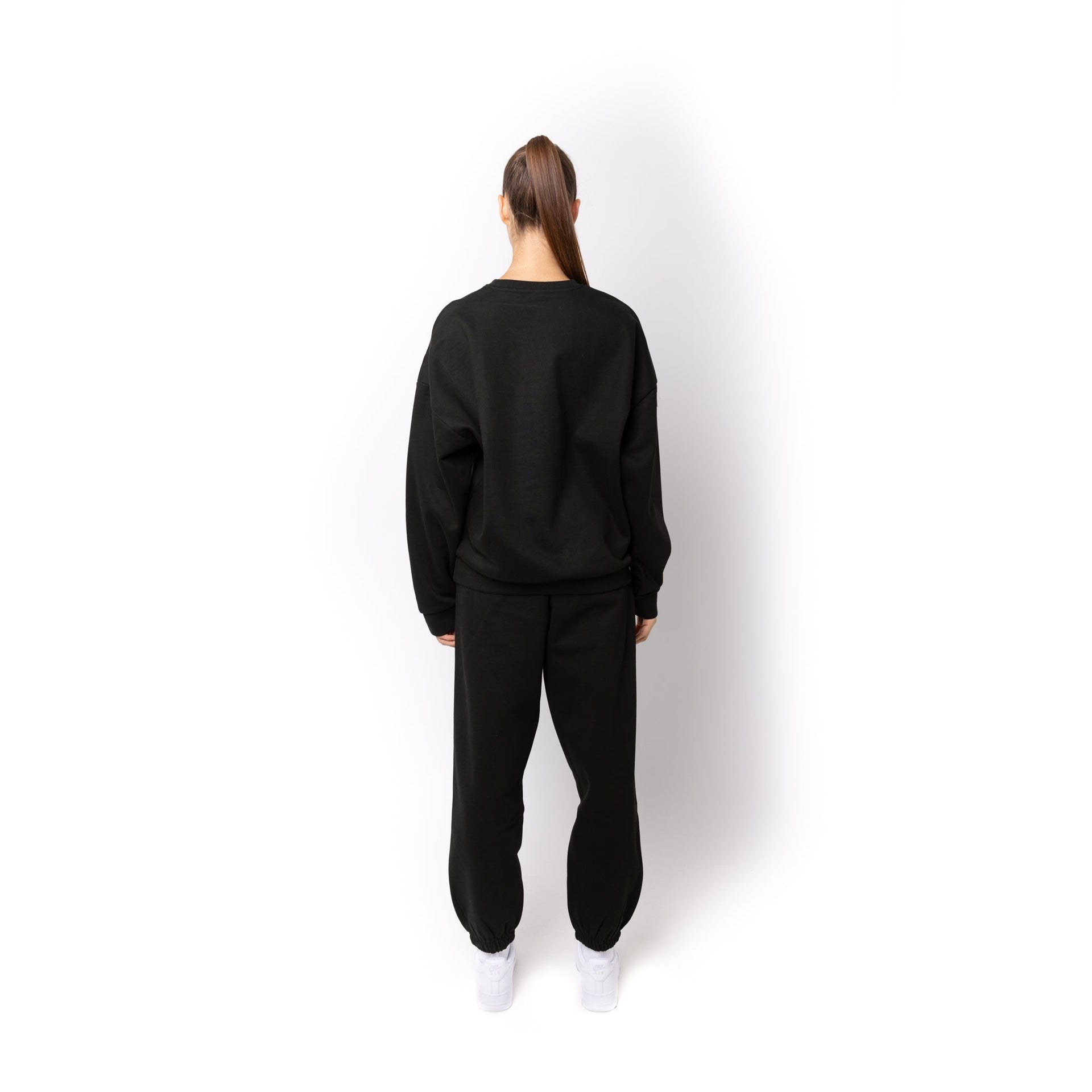 HERO-1050 MAX Unisex Blank Crewneck Sweatshirt - Black 1050M Adult Black Crewneck HERO MAX Tops Unisex