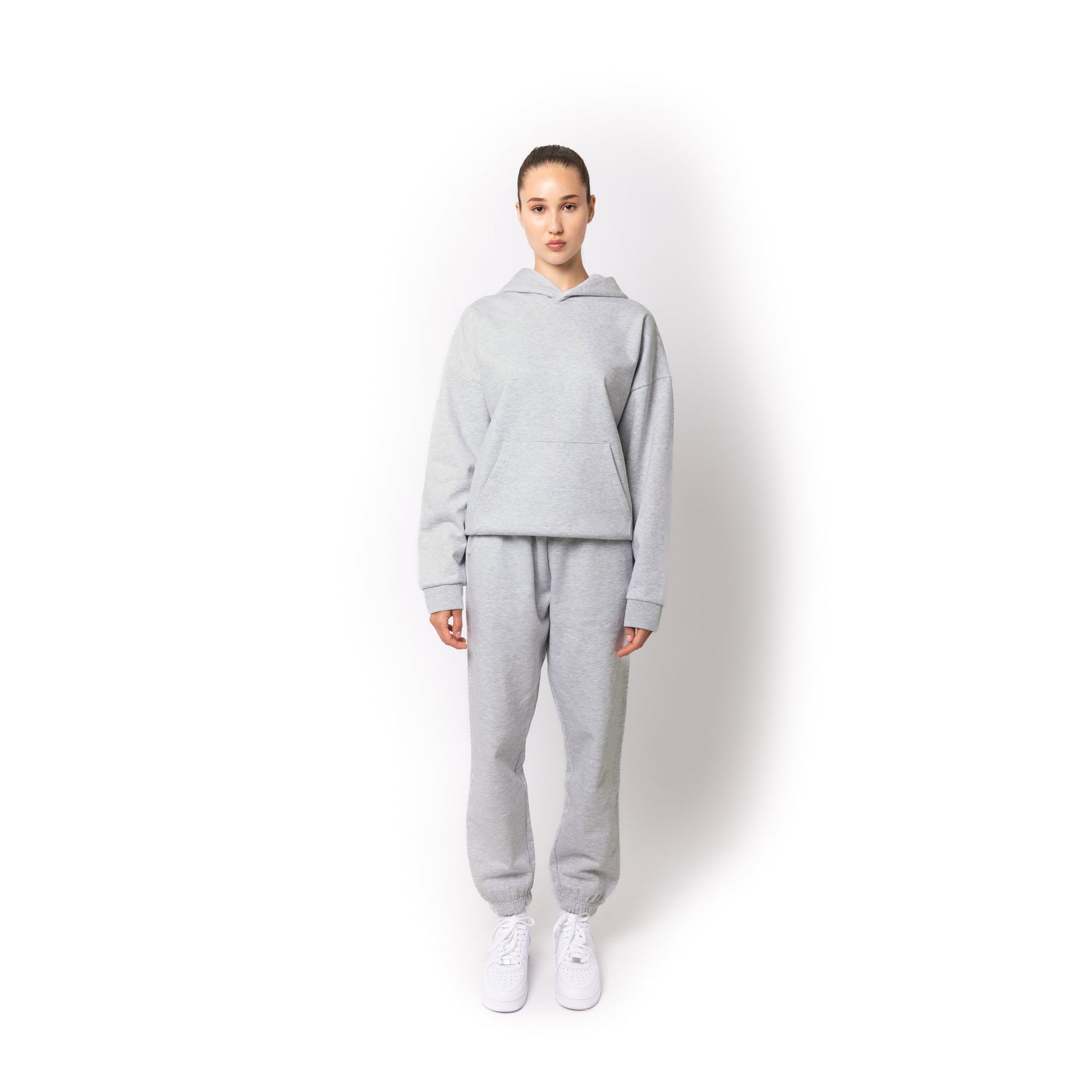 HERO-2050 MAX Unisex Blank Hoodie - Ash Heather 2050M Adult HERO MAX Tops Unisex