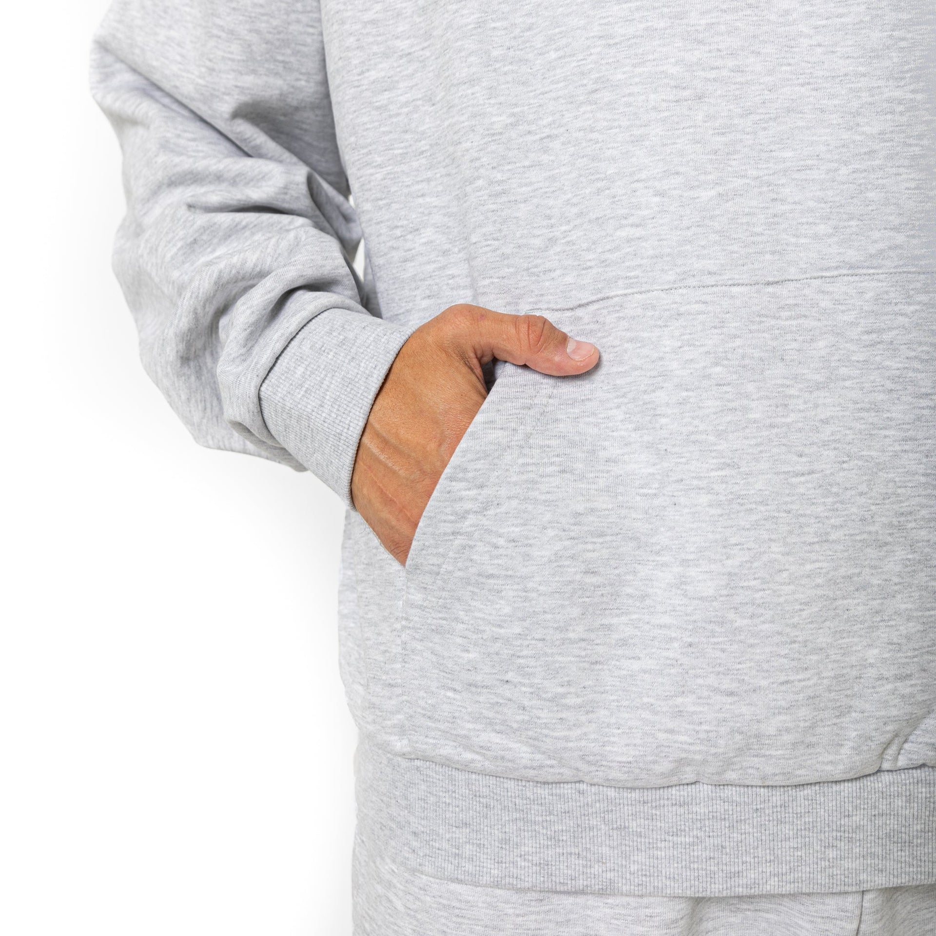 HERO-2050 MAX Unisex Blank Hoodie - Ash Heather 2050M Adult HERO MAX Tops Unisex