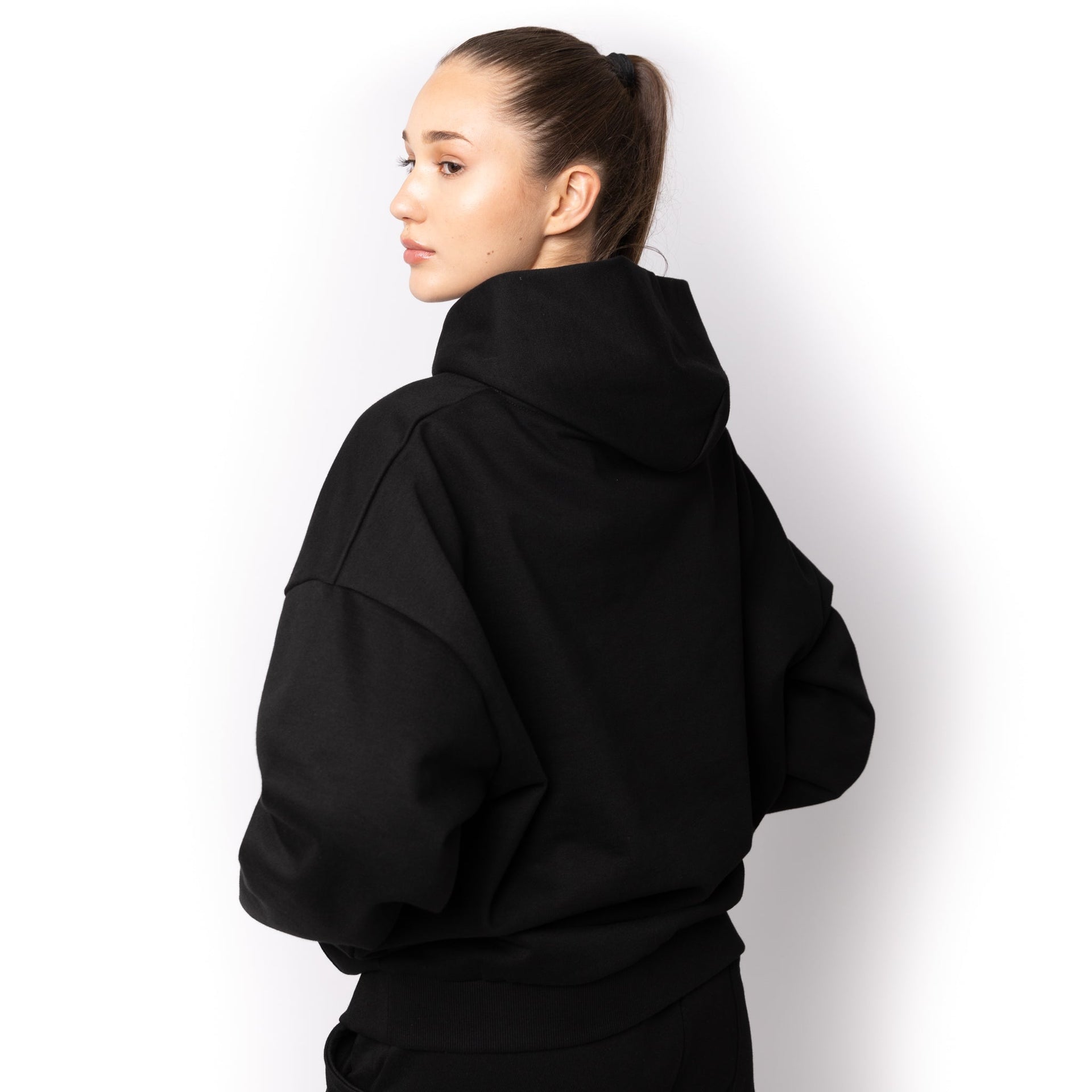 HERO-2050 MAX Unisex Blank Hoodie - Black 2050M Adult Black HERO MAX Tops Unisex