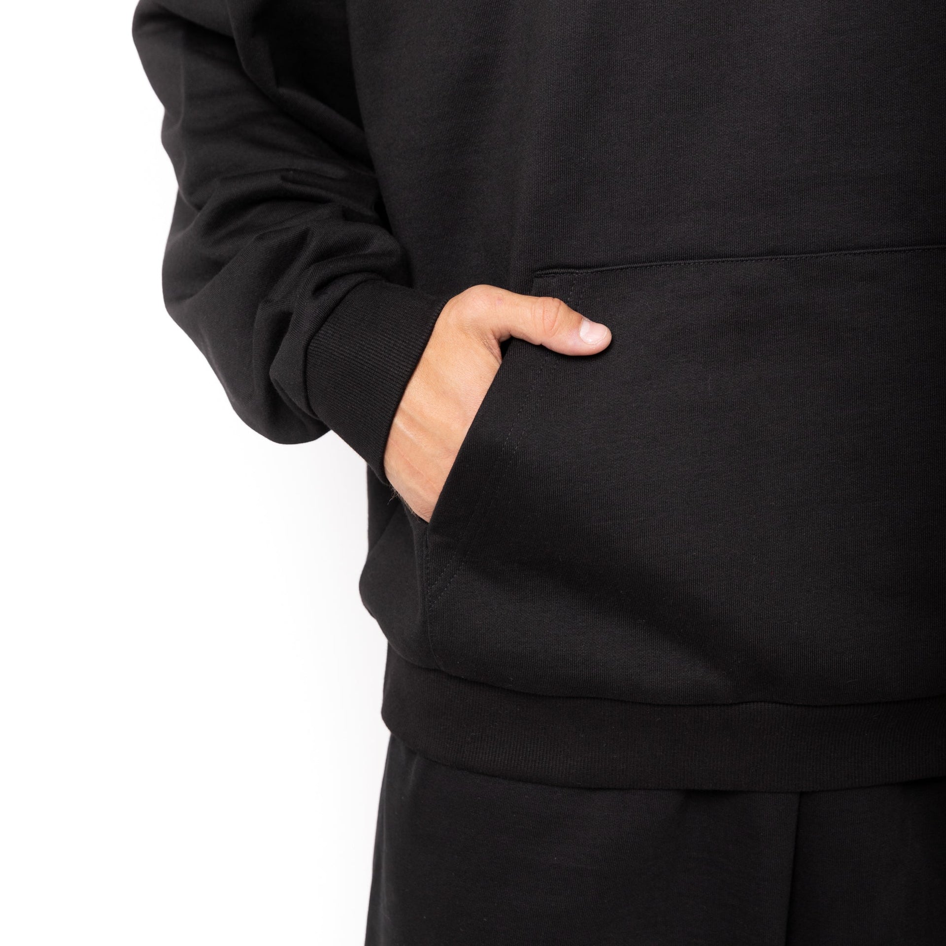 HERO-2050 MAX Unisex Blank Hoodie - Black 2050M Adult Black HERO MAX Tops Unisex