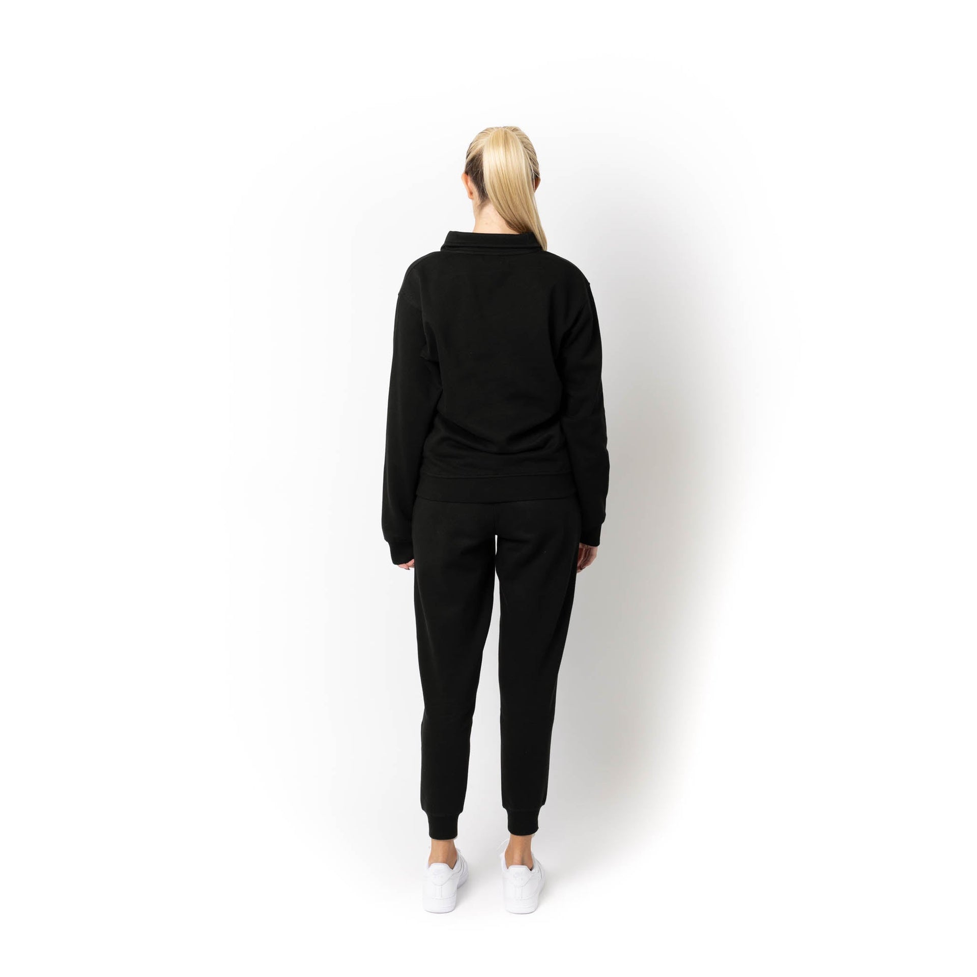 HERO-4020 Unisex Quarter Zip Sweatshirt - Black 4020 Adult Black HERO Quarter Zip Tops Unisex