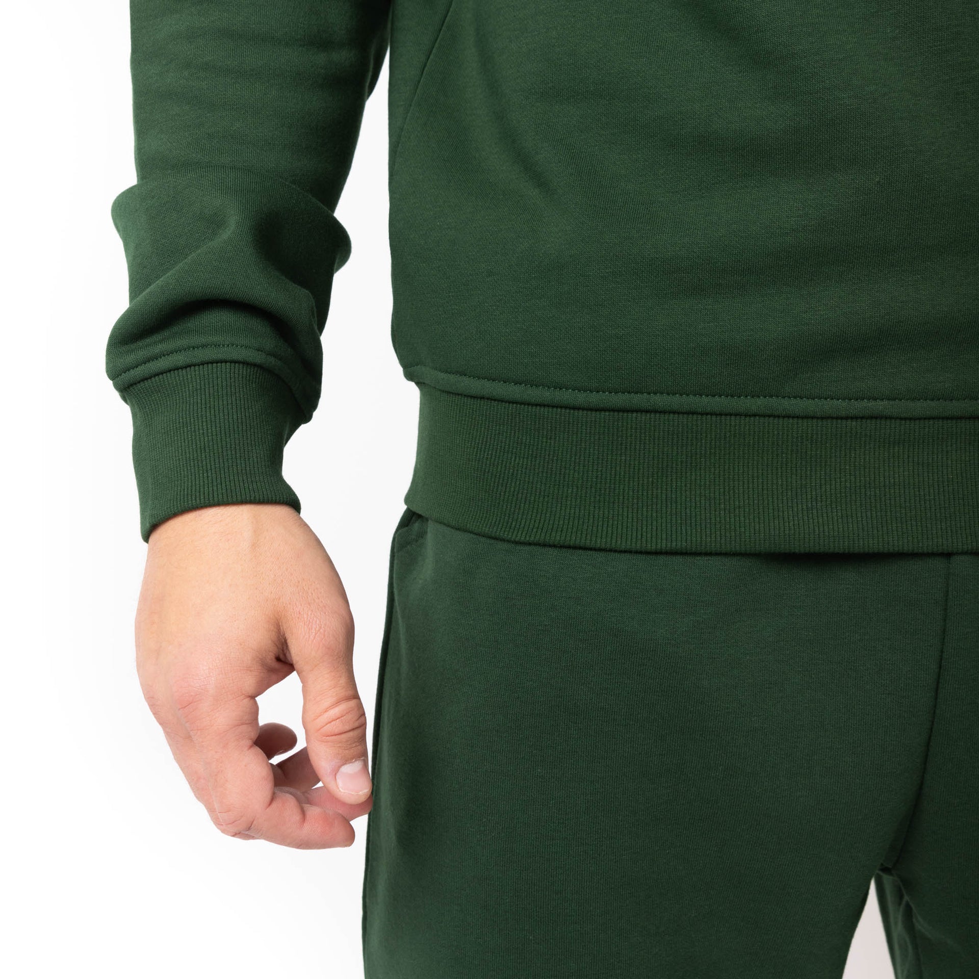 HERO-4020 Unisex Quarter Zip Sweatshirt - Forest Green 4020 Adult Forest Green HERO Quarter Zip Tops Unisex