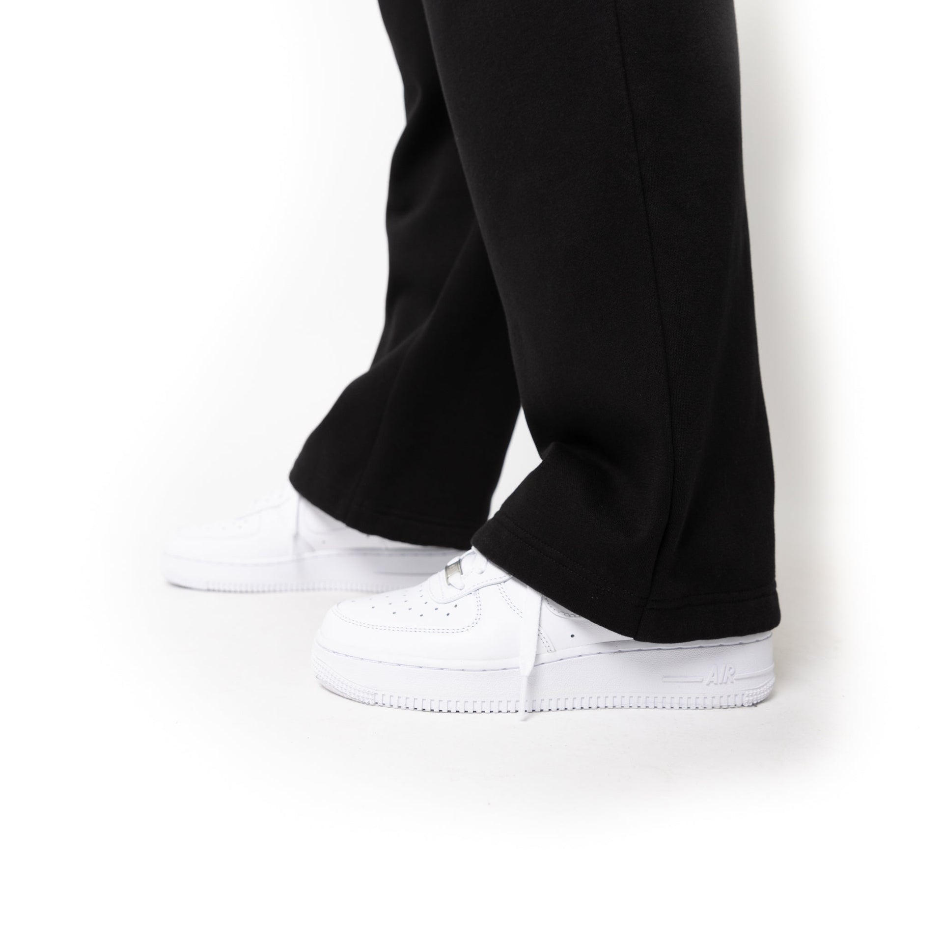 HERO-5220 Unisex Wide Leg Sweatpants - Black 5220 Adult Black Bottoms HERO