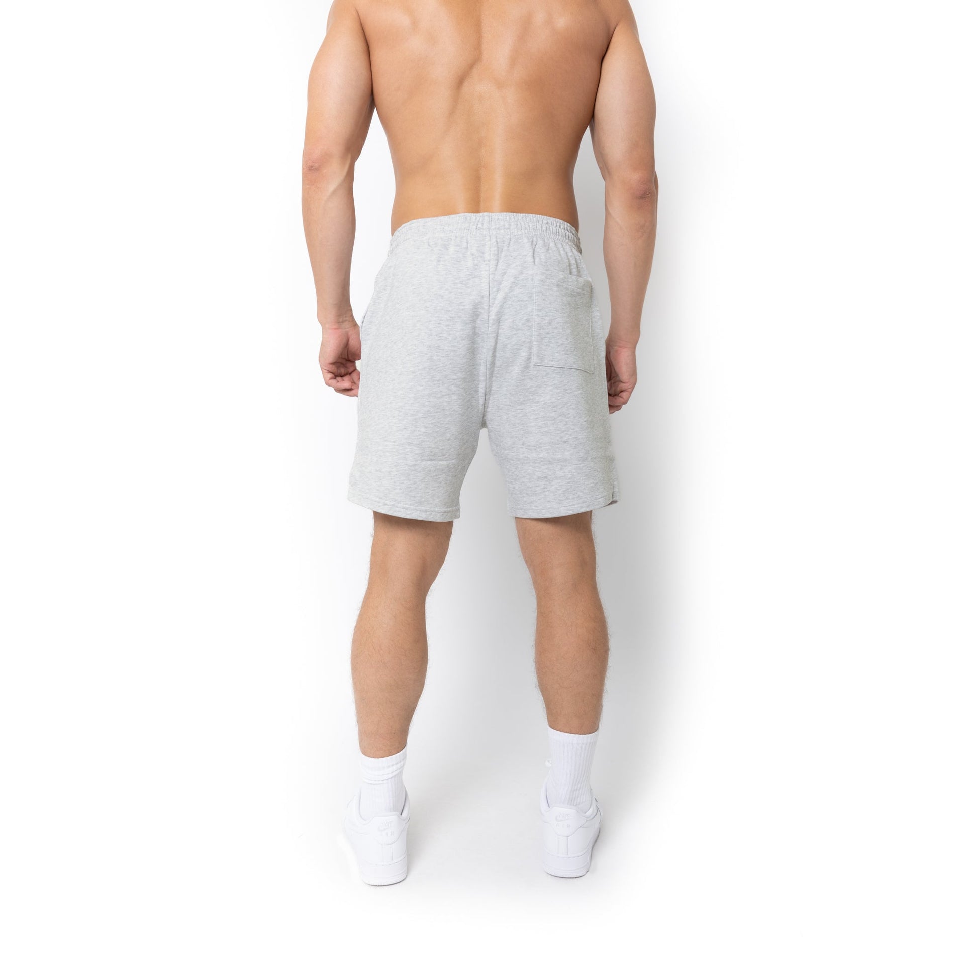 HERO-6020 7" Sweatshorts - Ash Heather 6020 Adult Bottoms HERO