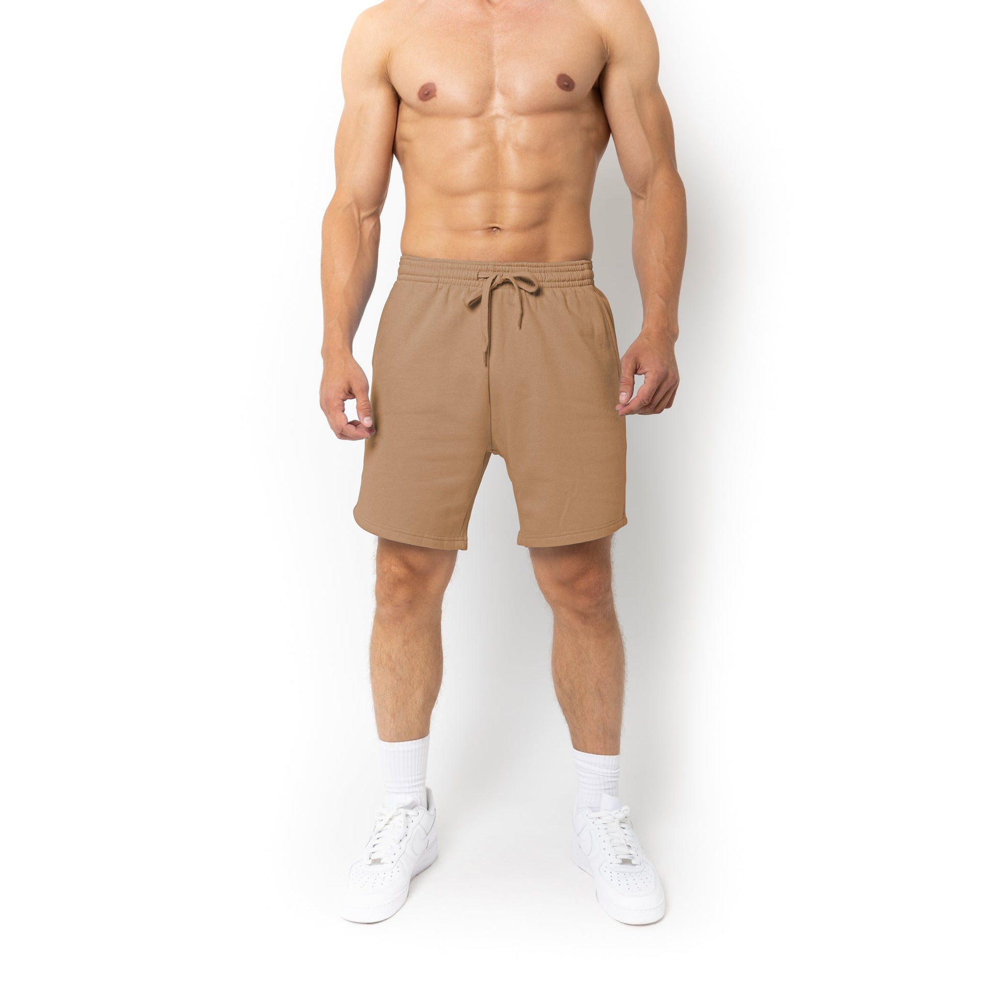 HERO-6020 7" Sweatshorts - Clay 2XL 6020 Adult Bottoms HERO L M S XL XS