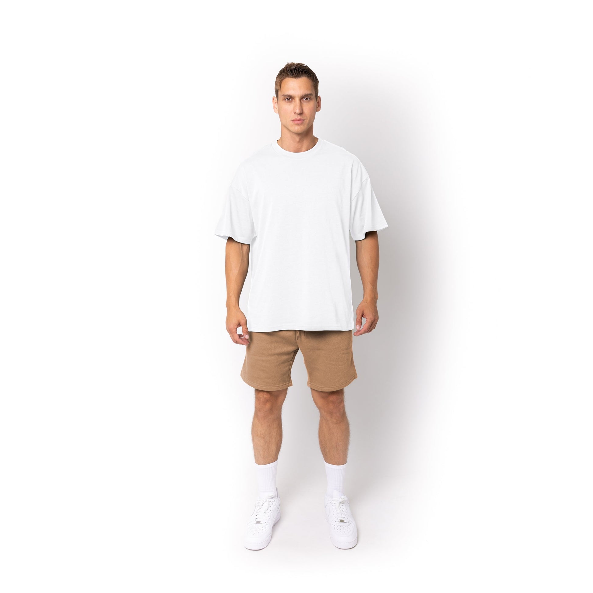 HERO-6020 7" Sweatshorts - Clay 2XL 6020 Adult Bottoms HERO L M S XL XS