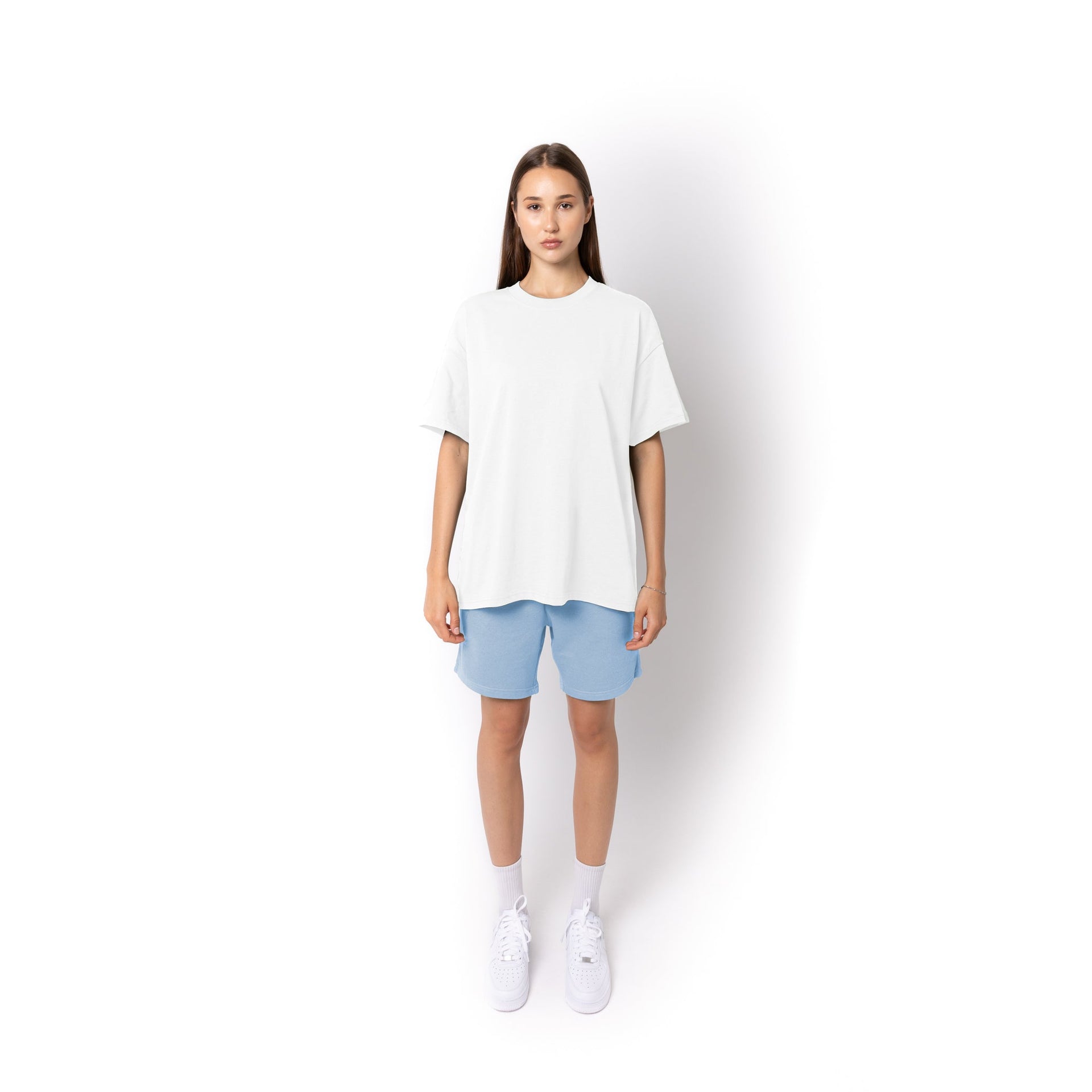 HERO-6020 7" Sweatshorts - Sky Blue 6020 Adult Bottoms HERO