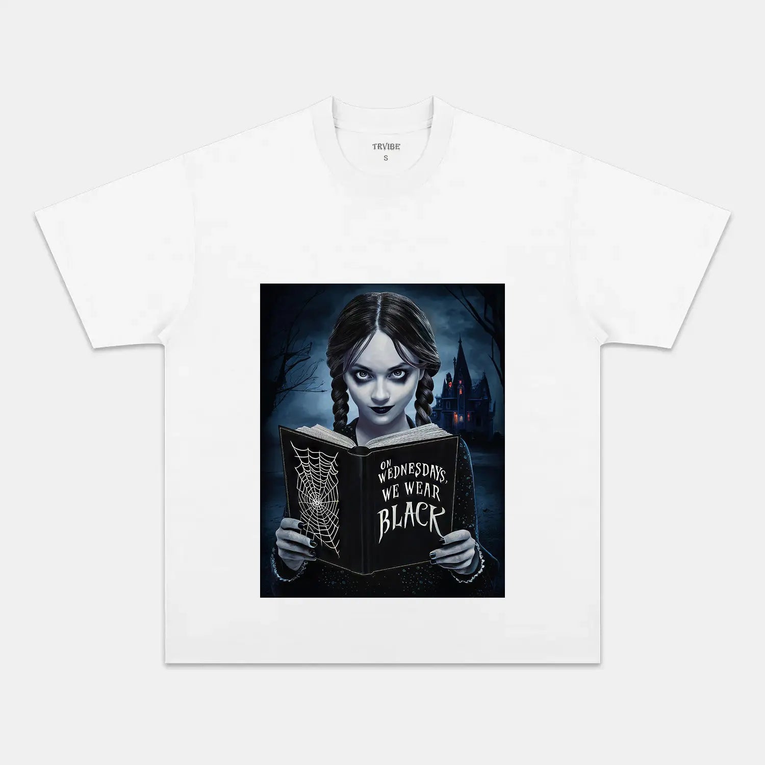 ON WEDNESDAYS T-SHIRT WHITE TEE FUNNY HUMOR