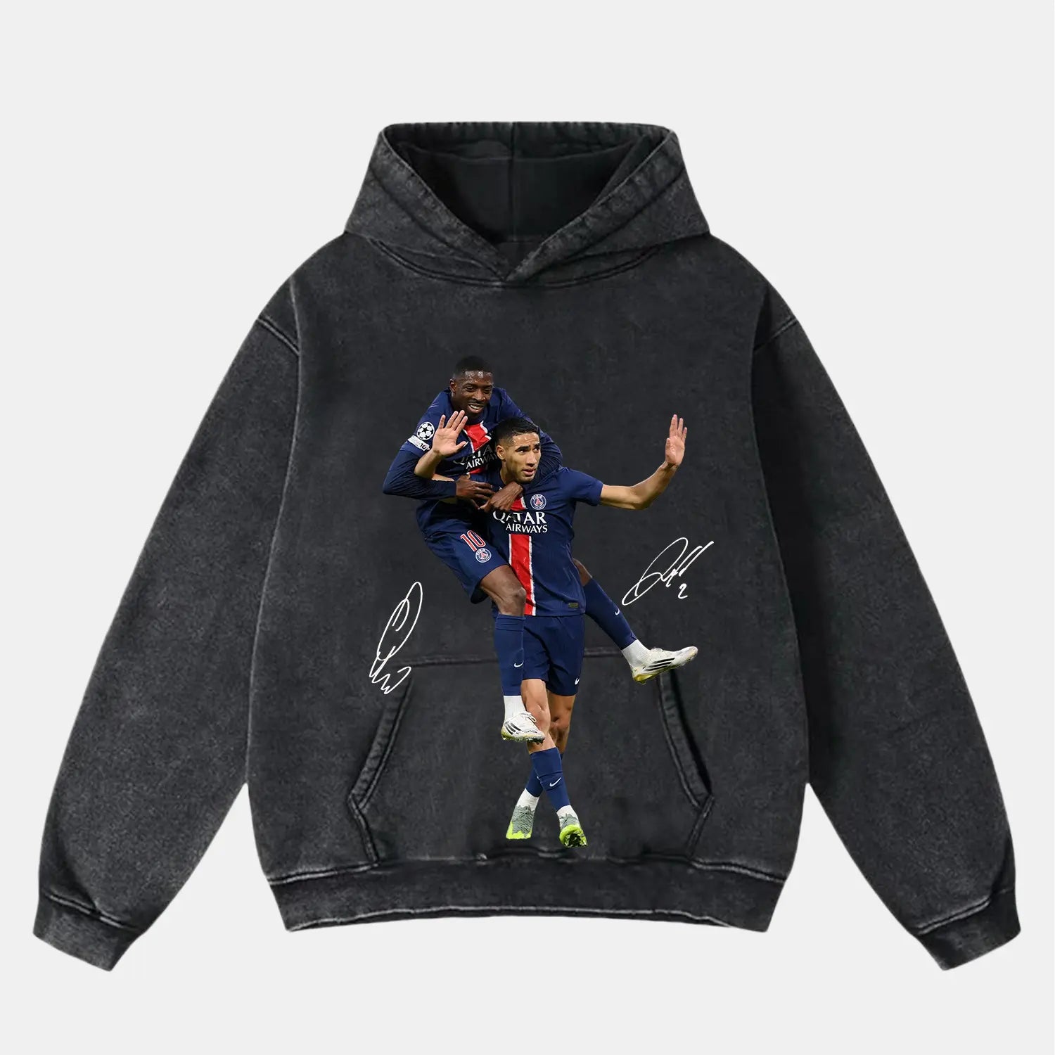 OUSMANE DEMBÉLÉ & ACHRAF HAKIMI VINTAGE CLOTHES SOCCER SPORT