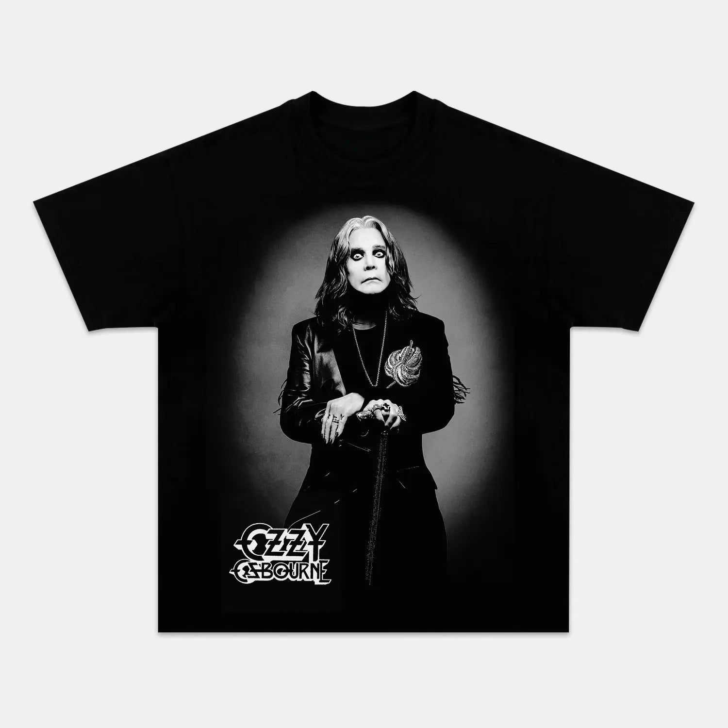 Ozzy Osbourne & Legendary — Classic Heavyweight Rock Tee MUSIC Ozzy