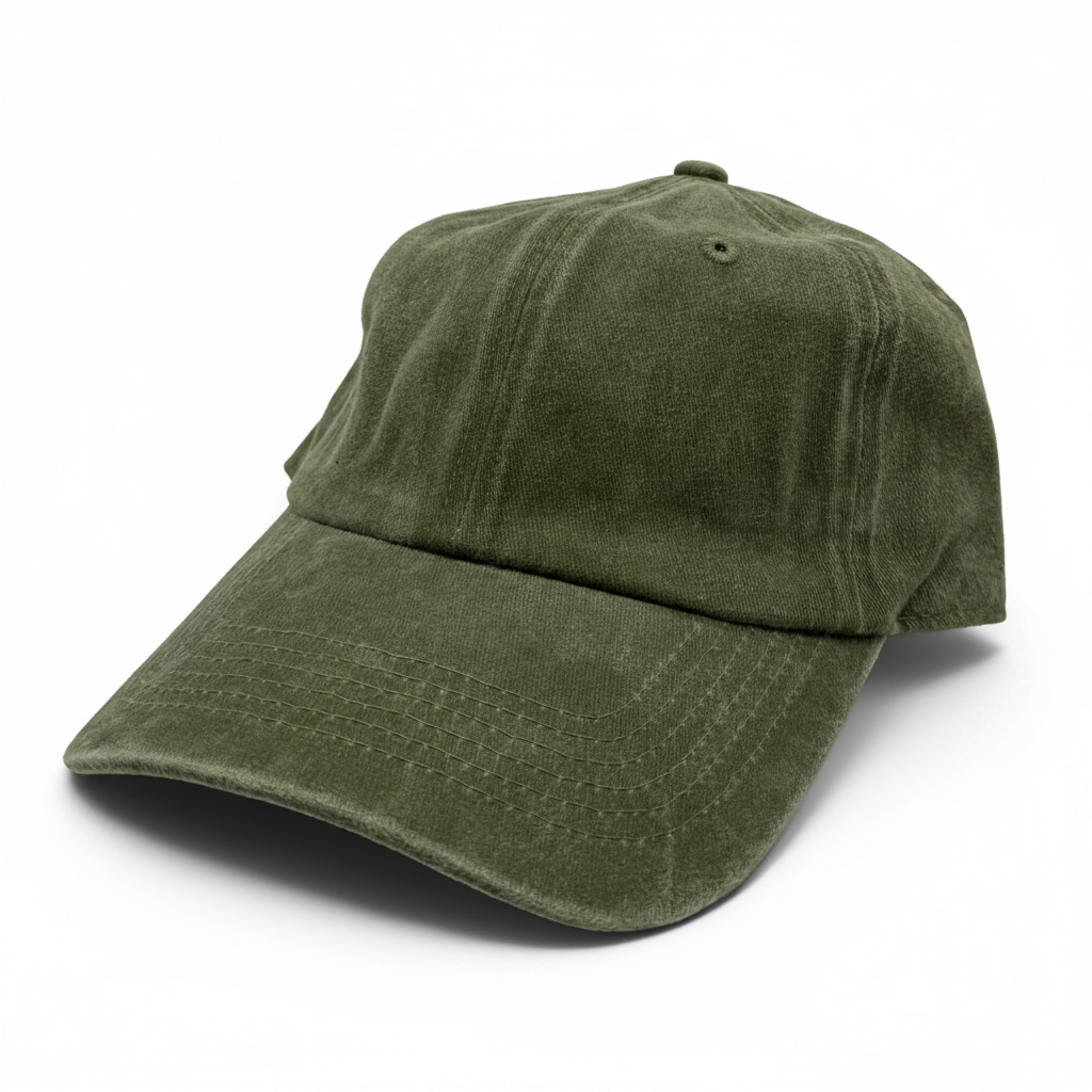 NISSI CAPS GN-1003, - Pigment Dye Cap, Olive