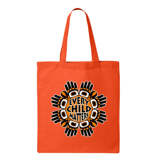 "Every Child Matters" Cotton Tote Bag – Circular Hands Design