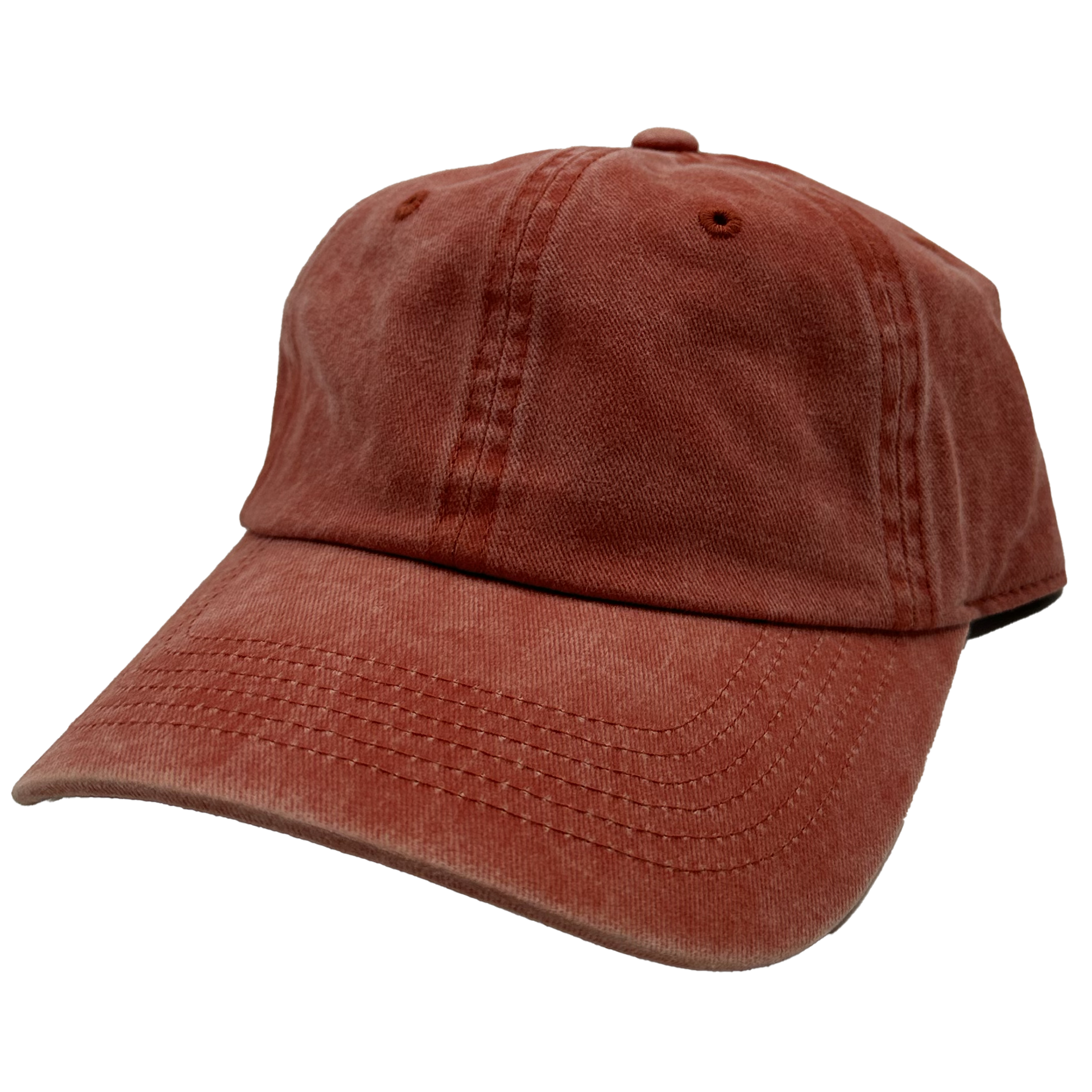 GNV-1003 - Pigment Dye Cap Orange One Size 6 PANELS 6 PANELS - UNSTRUCTURED ADJUSTABLE BUCKLE BUCKLE STRAP COTTON CURVE essentials GNV-1003 low profile nissi caps Pigment Dye UNISEX UNSTRUCTURED