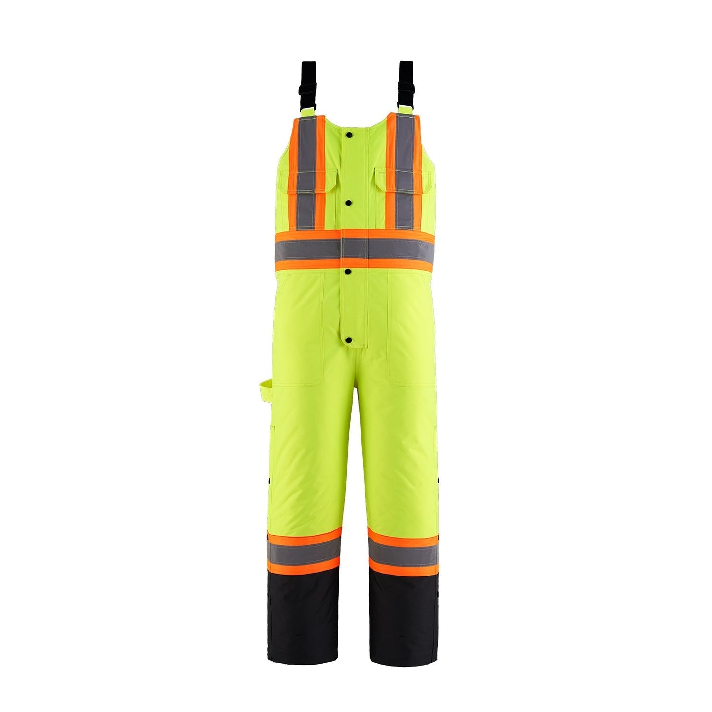 P01255 - Cabover - Hi-Vis Insulated Overall Hi-Vis Yellow 1255 adult coverall CX2 Hi-Vis hi vis high vis hivis pant mens