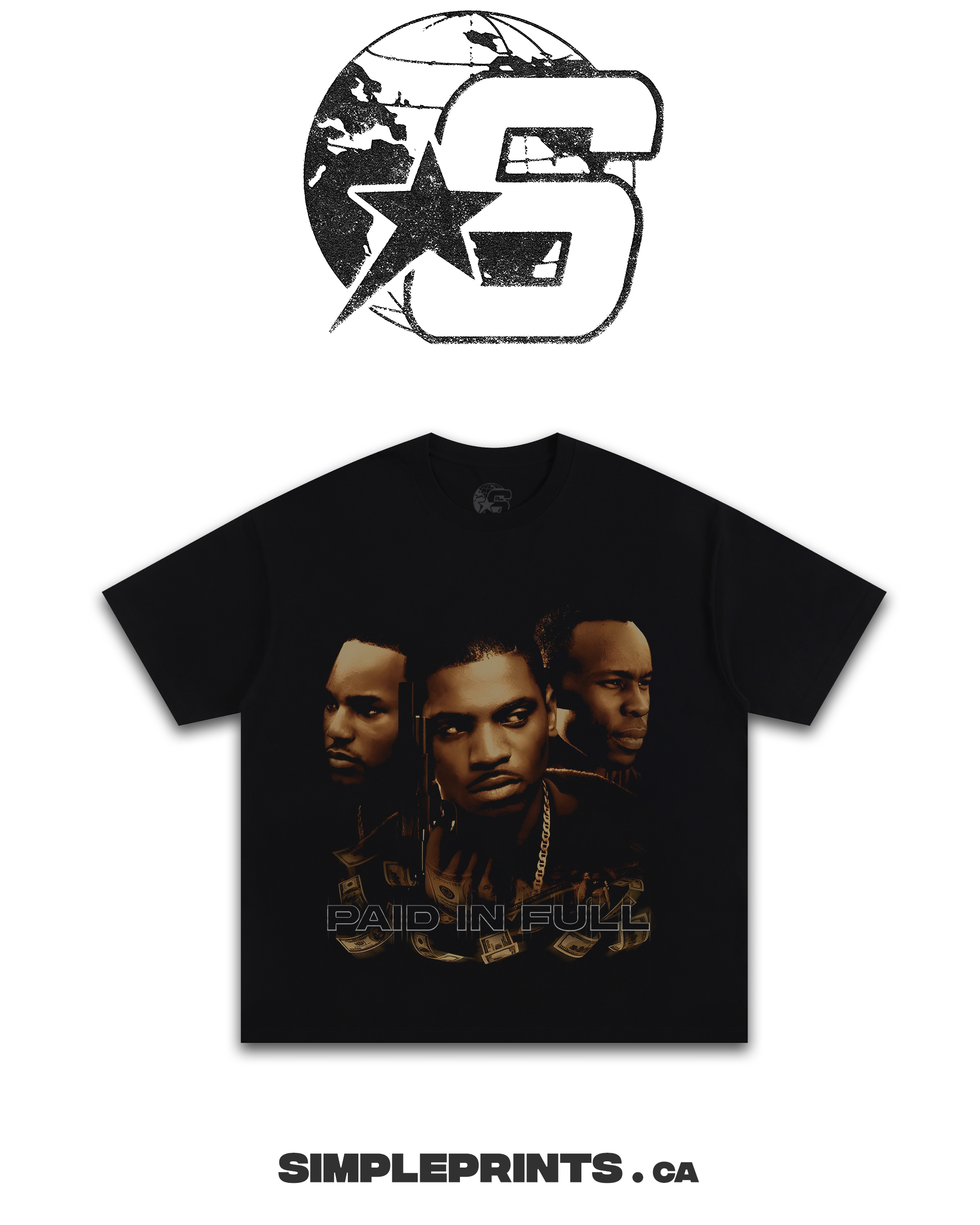 PAID IN FULL Graphic T-Shirt Shopify Collective Simpleprints t-shirt tops