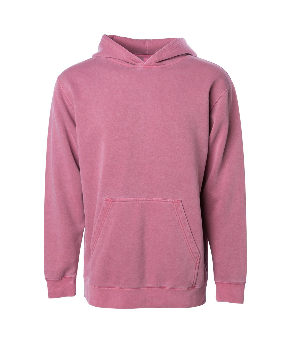 PRM1500Y - Youth Midweight Pigment Dyed Hooded Pullover Pigment Maroon COTTON / POLYESTER hoodie INDEPENDENT MIDWEIGHT OUTERWEAR PIGMENT Pigment Dye PIGMENT DYES PREMIUM PRM15 PRM1500 PRM1500Y pullover PULLOVERS REGULAR tearaway YOUTH