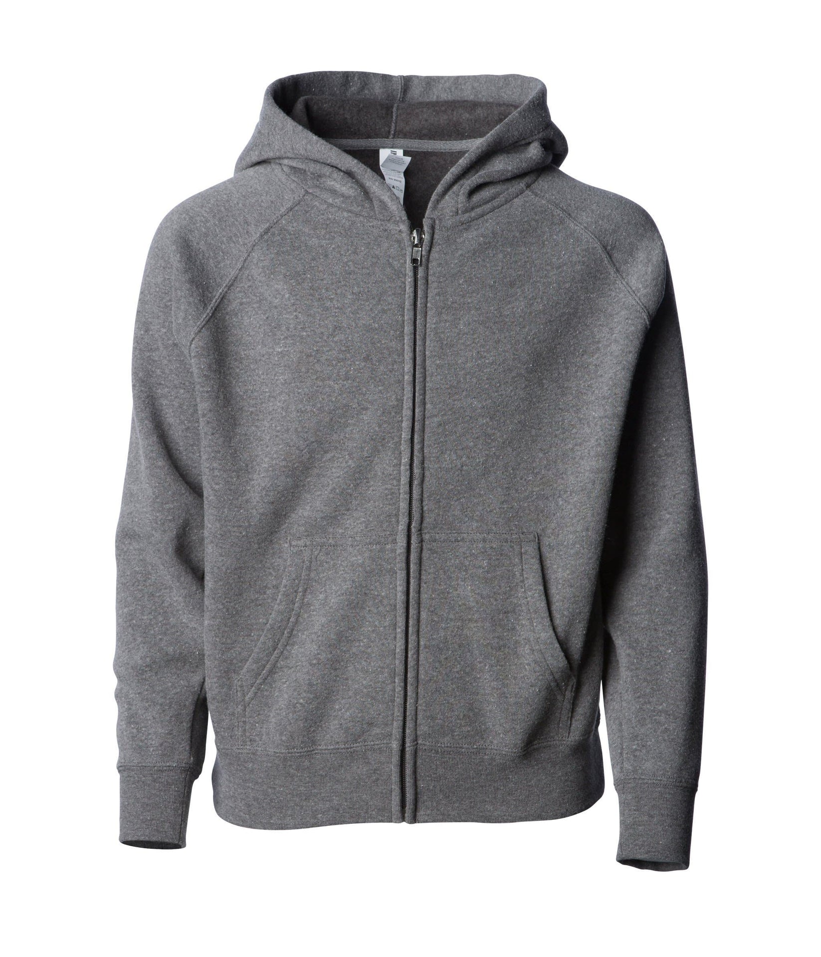 PRM15YSBZ - Youth Lightweight Special Blend Raglan Zip Hood Nickel COTTON / POLYESTER hoodie INDEPENDENT Lightweight PREMIUM PRM15 PRM15YSBZ REGULAR SPECIAL BLEND tearaway YOUTH