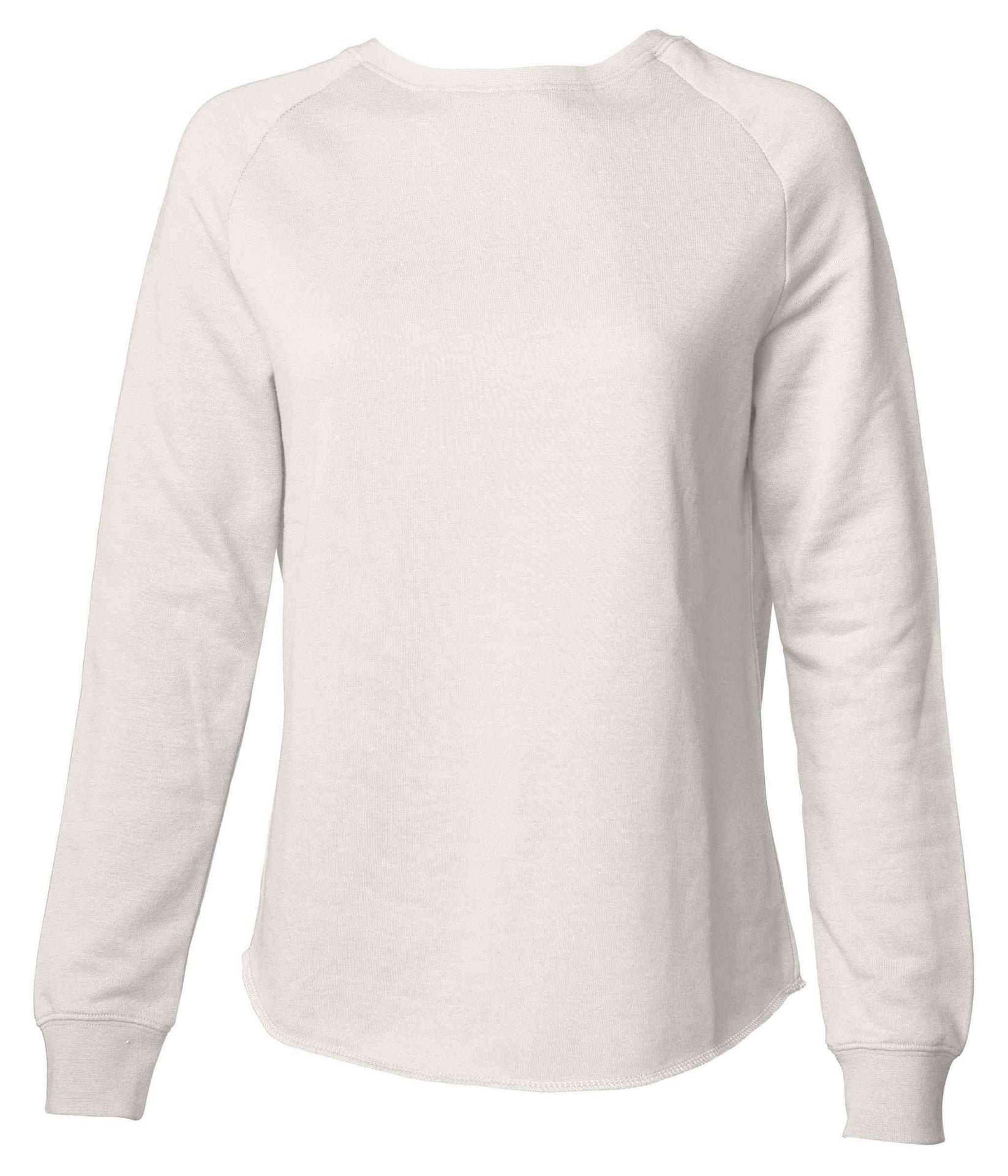 PRM2000 - Women's California Wave Wash Crew Bone BASIC FLEECE CALI WAVE WASH COTTON / POLYESTER crew neck CREWS INDEPENDENT PREMIUM PRM20 PRM2000 WOMEN