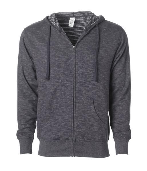 PRM22BZ - Men's Baja Stripe French Terry Zip Hood CLOSE OUT PRM CLOSEOUT COTTON / POLYESTER FITTED fleece FRENCH TERRY hoodie INDEPENDENT MEN mens ON SALE PRM PRM CLOSE OUT sweatshirt tearaway ZIPS