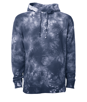INDEPENDENT Unisex Midweight Tie Dye Hooded Pullover