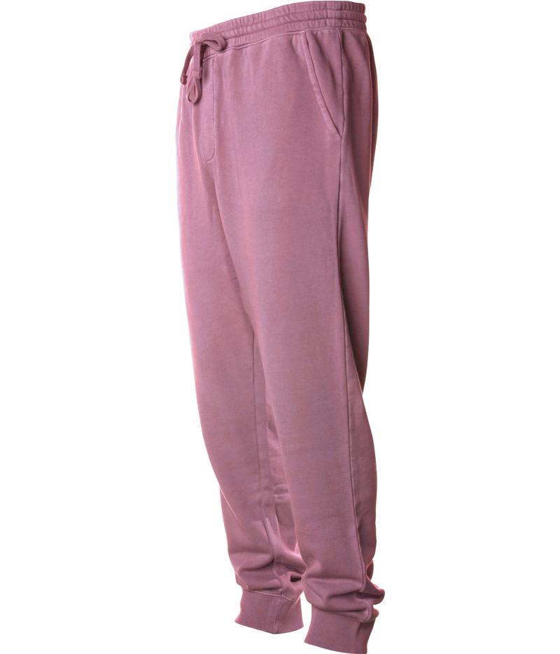 PRM50PTPD - Men's Pigment Dyed Fleece Pant Pigment Maroon BOTTOMS Casual Wear COTTON / POLYESTER DYE INDEPENDENT jogger MEN mens pant PANTS PIGMENT Pigment Dye PIGMENT DYES PREMIUM PRM PRM50 REGULAR Sweat