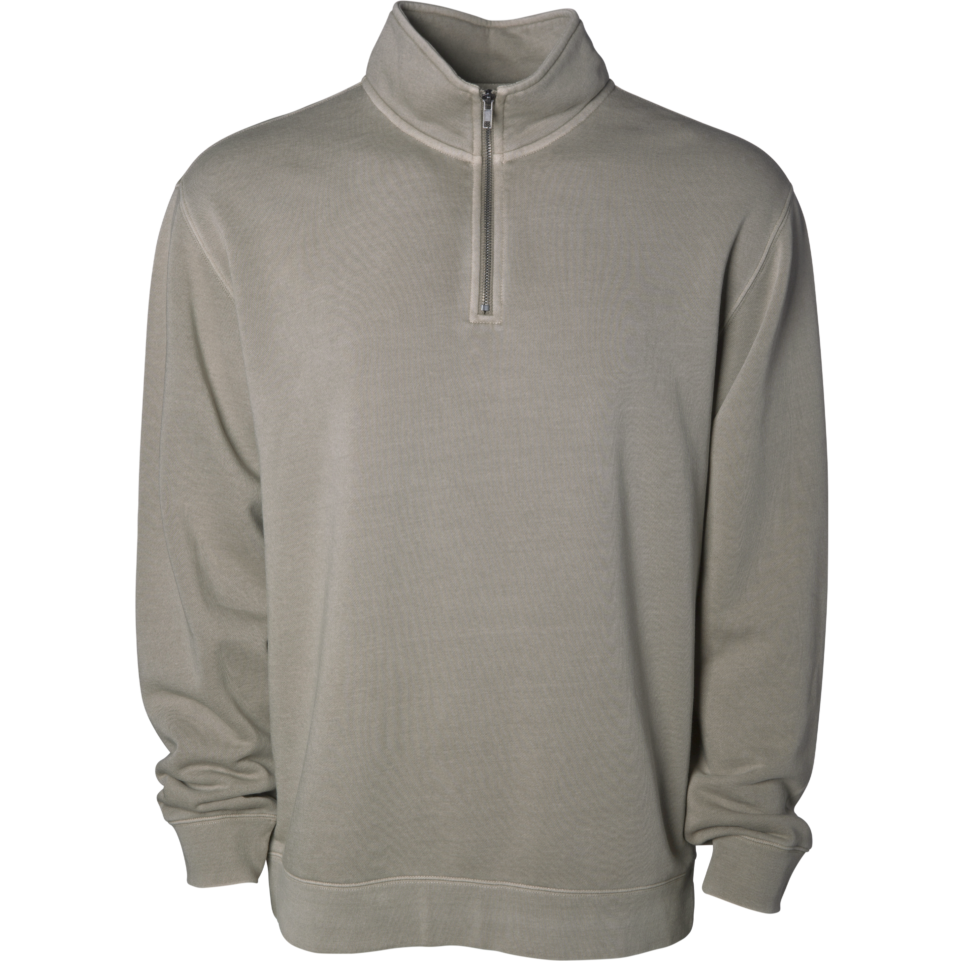 PRM4600QZ - Midweight Pigment Dye Quarter Zip Pigment Cement 1/4 ZIP COTTON / POLYESTER MEN MIDWEIGHT NEW ARRIVALS newarrivals Pigment Dye PIGMENT DYES PRM4600QZ QUARTER ZIP REGULAR