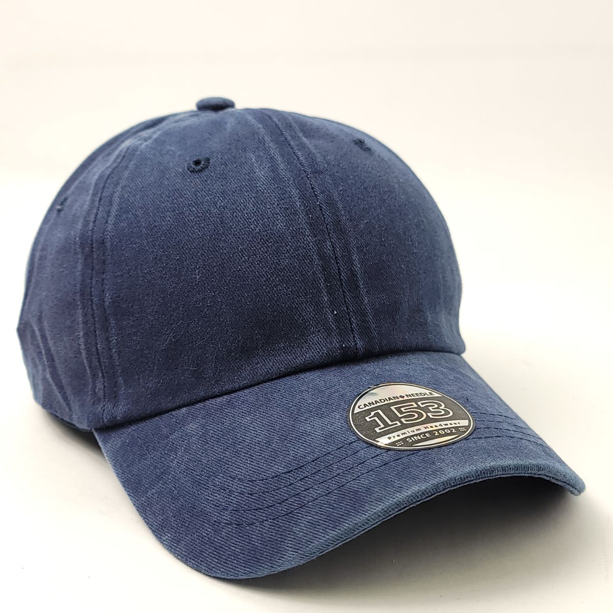Plain Pigment Washed Cotton Dad Cap - Solid Colours, One Size Cap Dad Plain