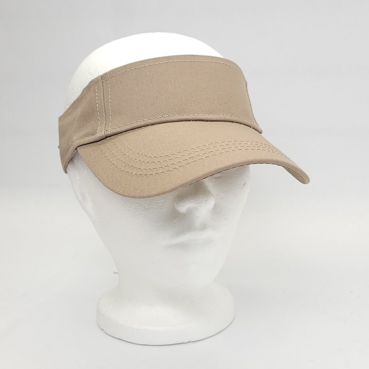 Plain Visor Cap - Various Colours, Adjustable OSFA Khaki Plain Cap