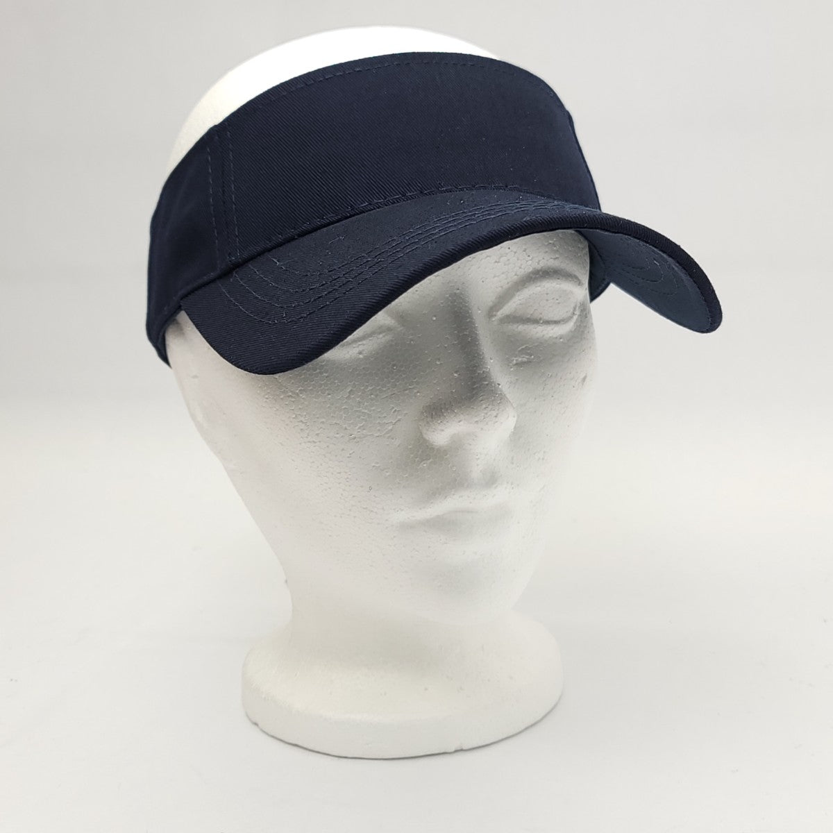 Plain Visor Cap - Various Colours, Adjustable OSFA Navy Plain Cap
