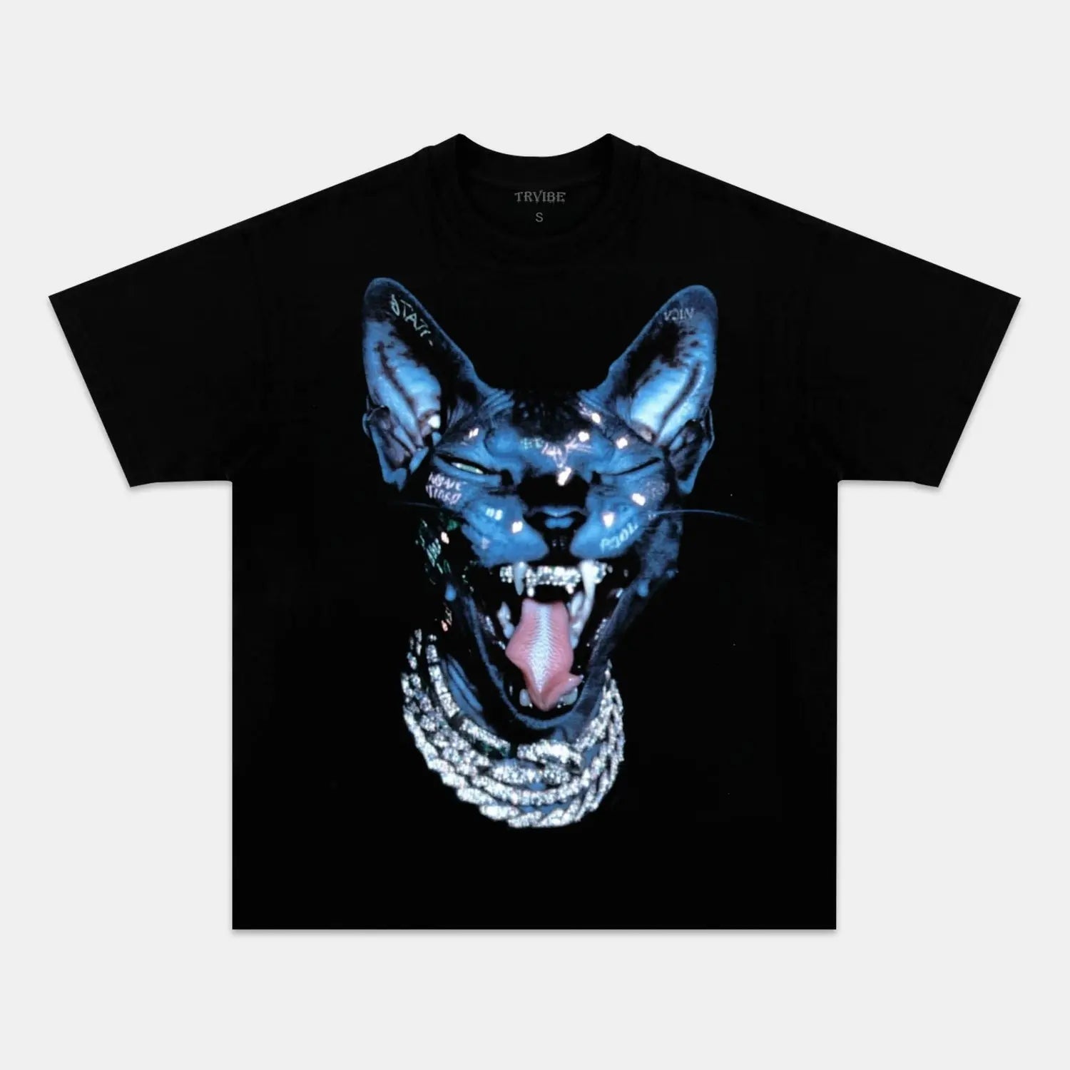 RETRO STREET STYLE & CAT V2 TEE FUNNY HUMOR