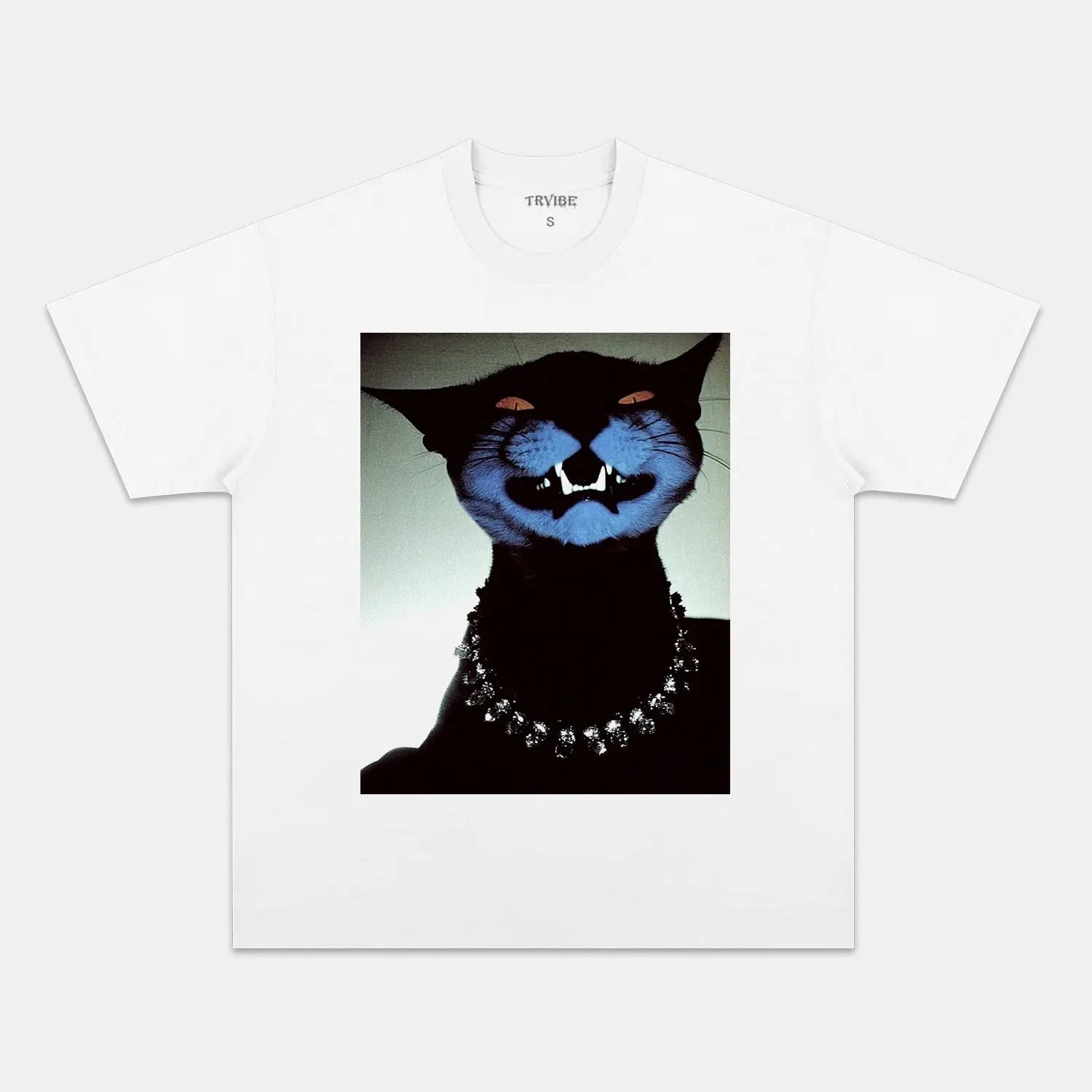 RETRO STREET STYLE & CAT V5 TEE FUNNY HUMOR