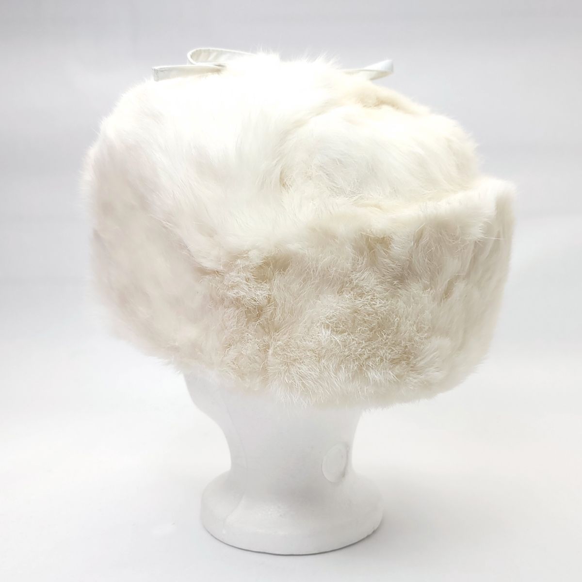Rabbit Fur Trapper Hat with Puffer Lining- Multi-Coloured