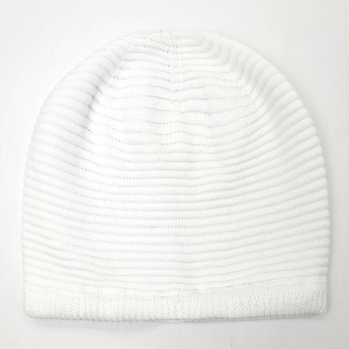 Rasta Knitted Beanie- R0002, Cotton, OSFA White OSFA