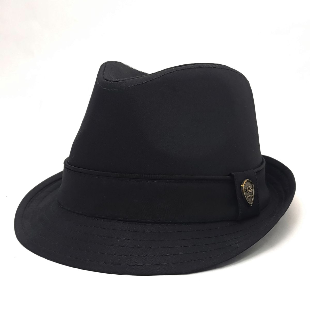 Youth - Fedora Hat - ZPMT110, 100% Cotton, 2 Sizes Black Fashion Hat Summer Youths