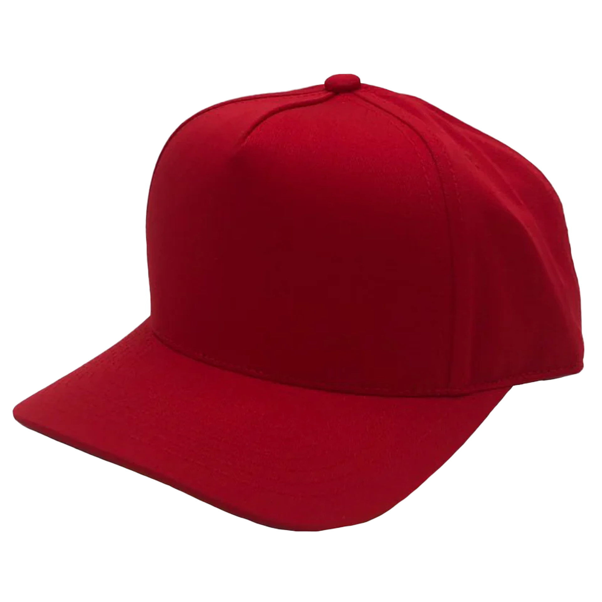 GNV-007 - Premium Pro Style Cap Red One Size 5 PANELS COMING SOON COTTON / POLYESTER CURVE HIGH PROFILE NISSI nissi caps SNAPBACK STRUCTURED UNISEX