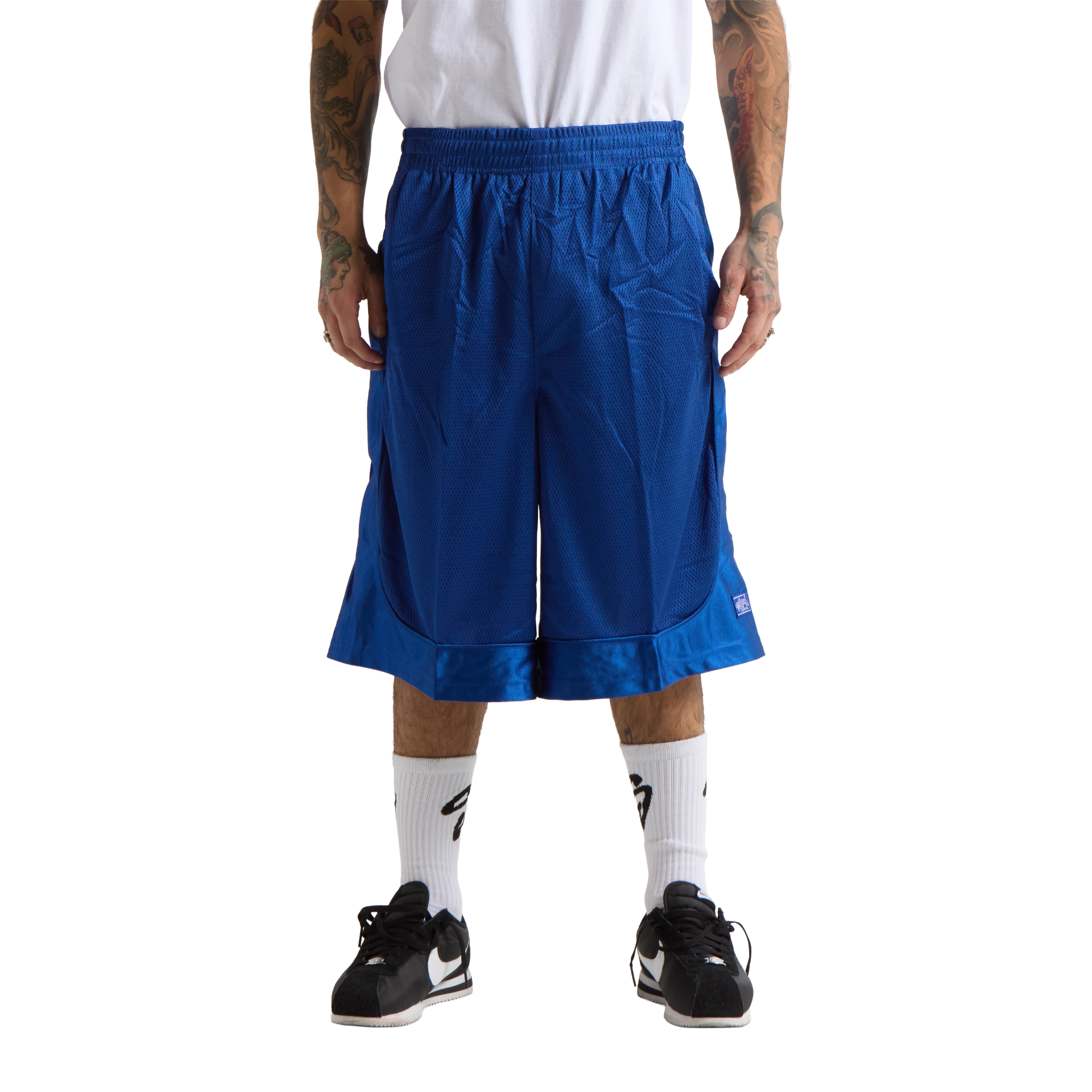 Basketball Mesh Shorts Royal BAGGY LOOSE MEN MESH newarrivals OVERSIZED POLYESTER Shaka Wear