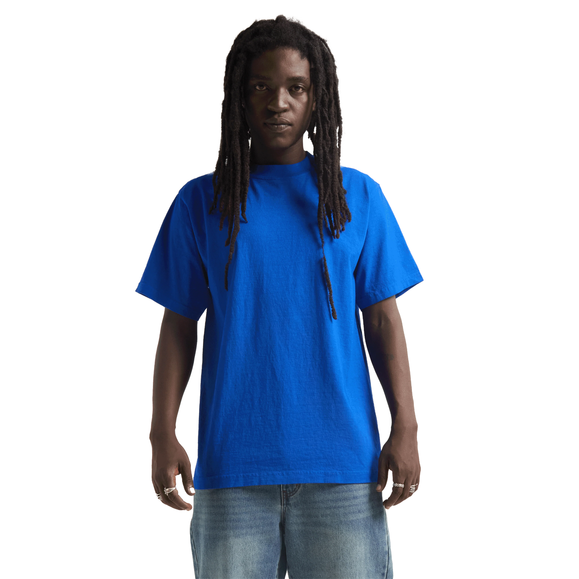 Max Heavyweight Garment Dye 7.5 oz Royal COTTON GARMENT DYE GARMENT DYES Heavyweight MEN MEN TEE OVERSIZED Pigment Dye shaka Shaka Wear SHORTSLEEVES shsdchildproduct t-shirt TEE tshirts