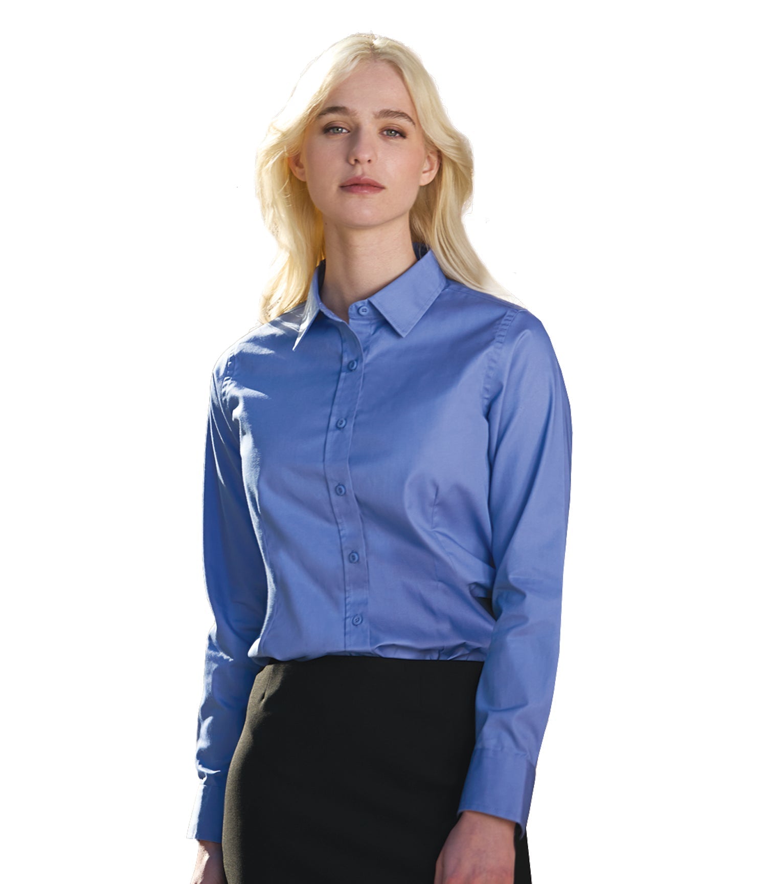 S04601 - Camden - Ladies Poly-Cotton Twill Long Sleeve Easy-Care Shirt __label:END AUG __label:NEW