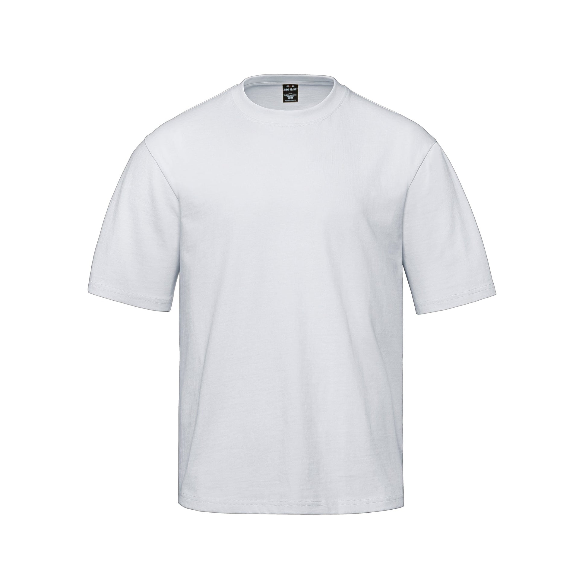 S05280 - Urban - 280GSM Heavyweight Drop Shoulder Cotton T-Shirt White 05280 14oz 280gsm 5280 __label:IN-STOCK drop shoulder heavy heavyweight hero
