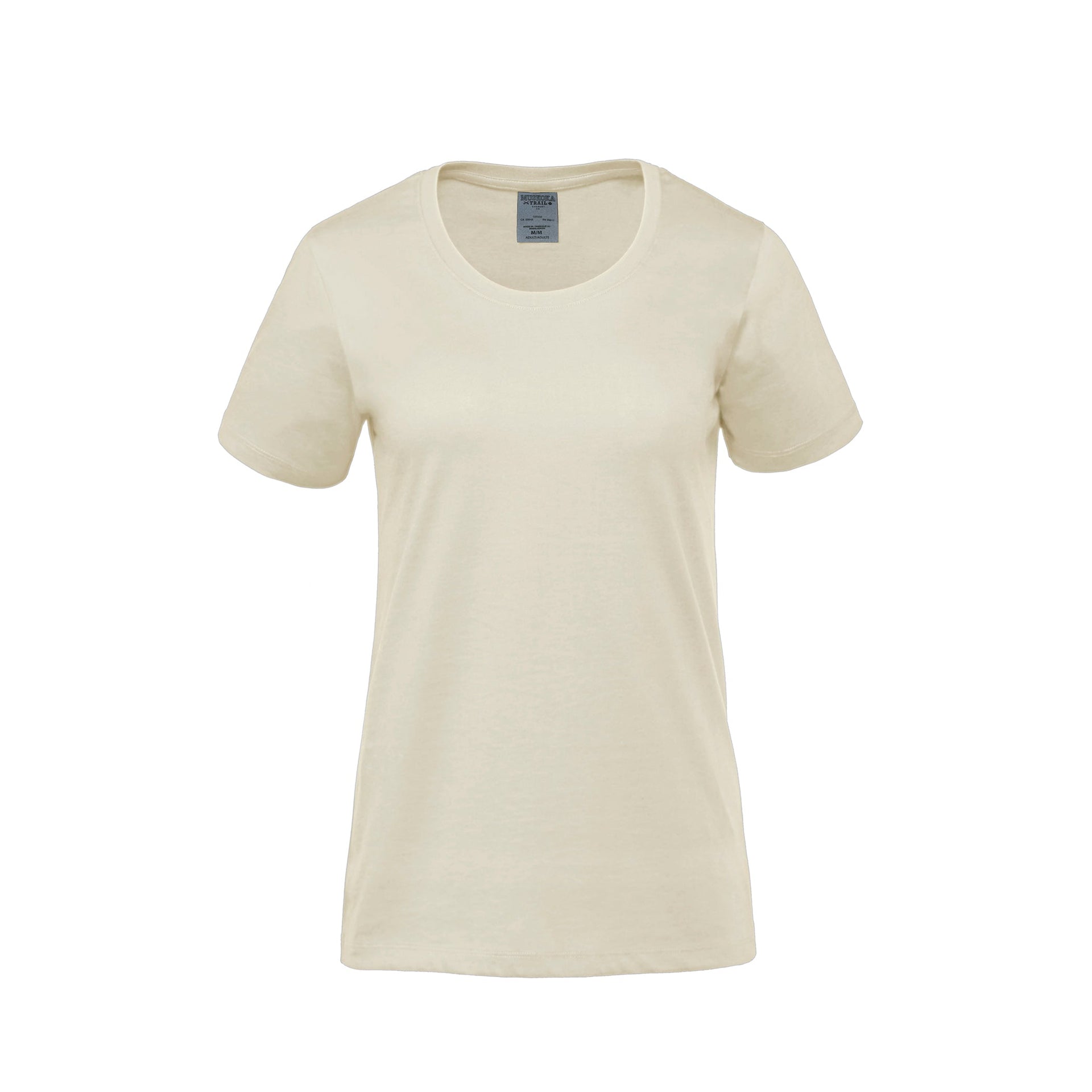 S05501 - Harmony - Ladies Organic Cotton Scoop Neck T-Shirt Ivory 5501 __label:IN-STOCK bella canvas koi next level organic threadfast