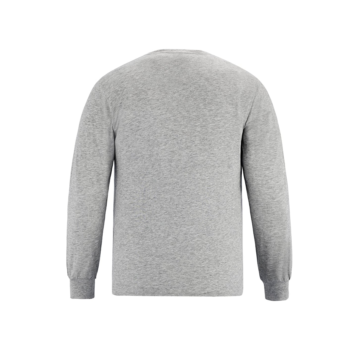 S05615 - Breeze - Adult RING SPUN Combed Cotton Long Sleeve Crewneck T-Shirt 5615 __label: NEW adult CSW24/7 mens