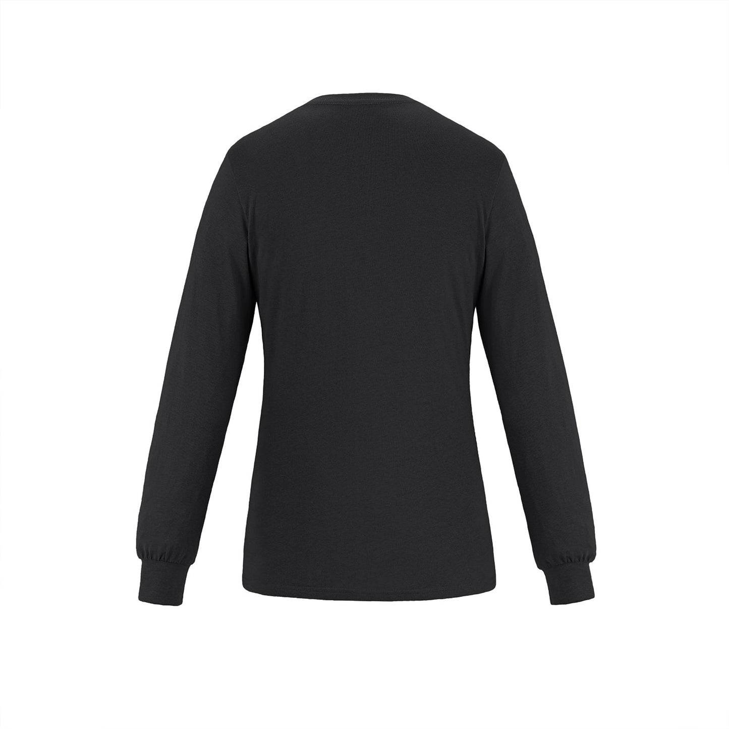 S05616 - Breeze - Ladies RING SPUN Combed Cotton Long Sleeve Crewneck T-Shirt 5616 __label: NEW CSW24/7 Ladies Women