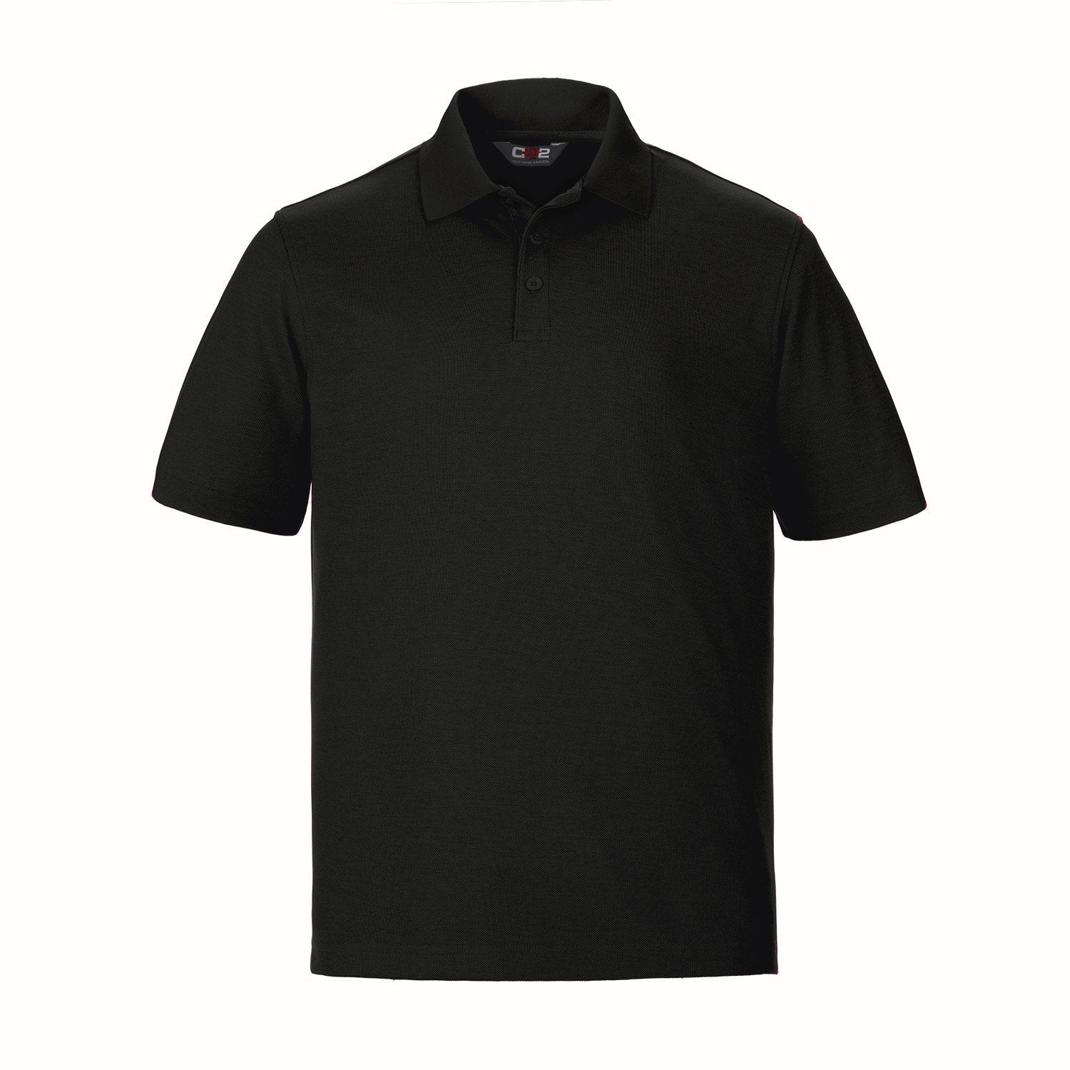 S05735 - Ace - Men's Pique Mesh Polo Black S 5735 88181 adult CX2 mens og101 s445 team