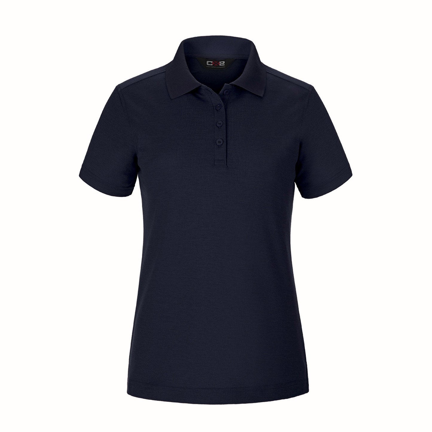 S05736 - Ace - Ladies Pique Mesh Polo Navy 100% Polyester 5736 88181 l445 Ladies log101 team Women