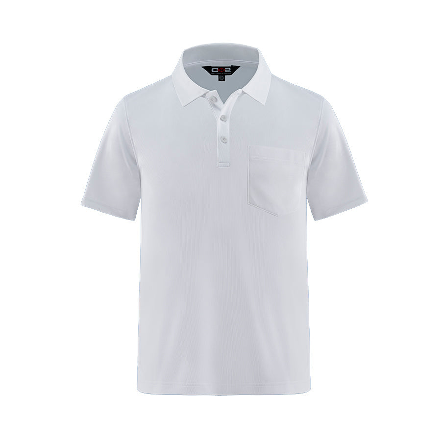 S05745 - Caddy - Men's Pique Mesh Polo w/ Pocket 5745 __label: NEW pocket polo polo S4005p
