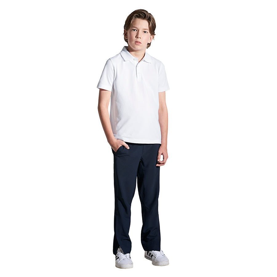 S5785Y - Elite - Youth Cotton/Poly/Spandex Polo 5785Y __label: NEW cotton polo youth polo