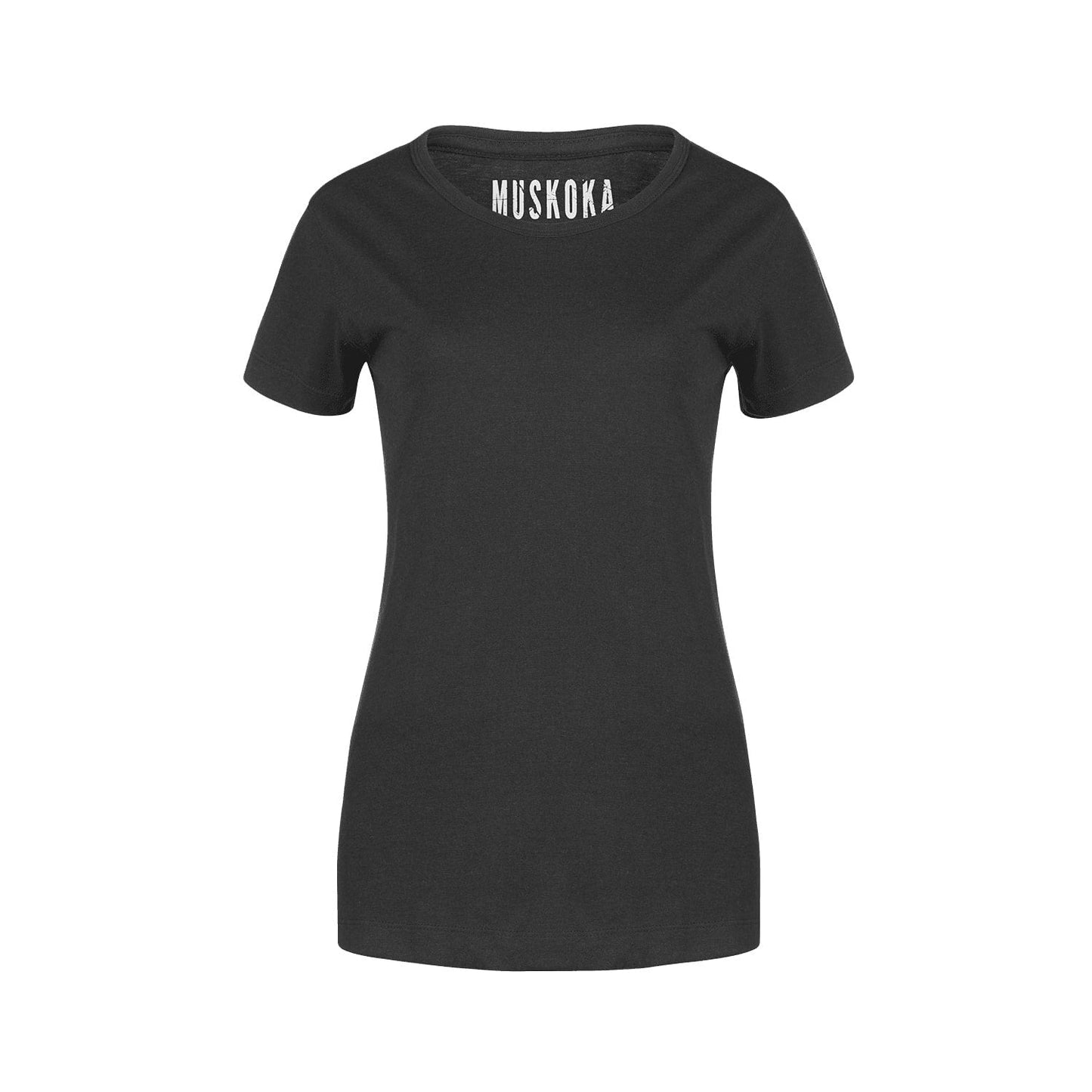 S05918 - Liberty - Ladies Poly/Cotton Crewneck T-Shirt Black 50% Cotton 50% Recycled Polyester 5918 __label:NEW COLORS eco-friendly Ladies liberty Muskoka Trail sustainable Women