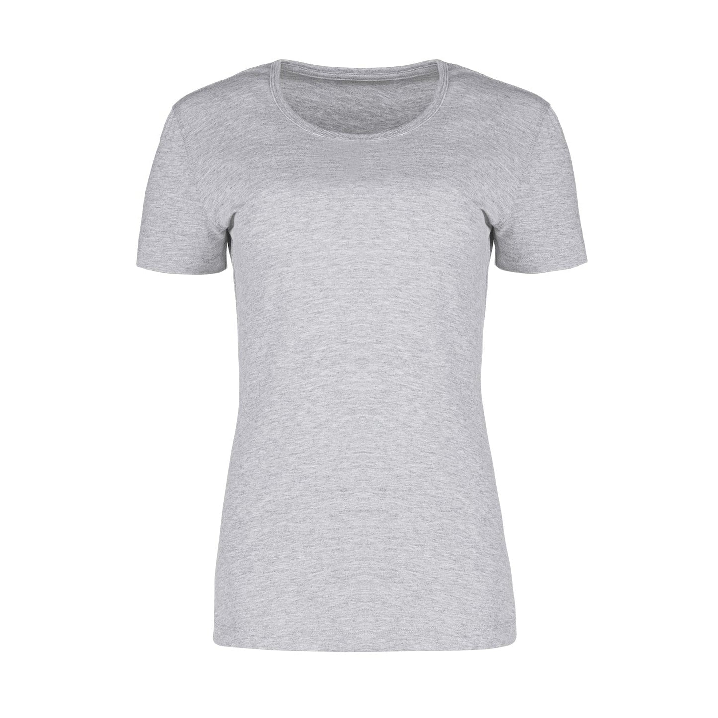 S05918 - Liberty - Ladies Poly/Cotton Crewneck T-Shirt Melange Grey 50% Cotton 50% Recycled Polyester 5918 __label:NEW COLORS eco-friendly Ladies liberty Muskoka Trail sustainable Women